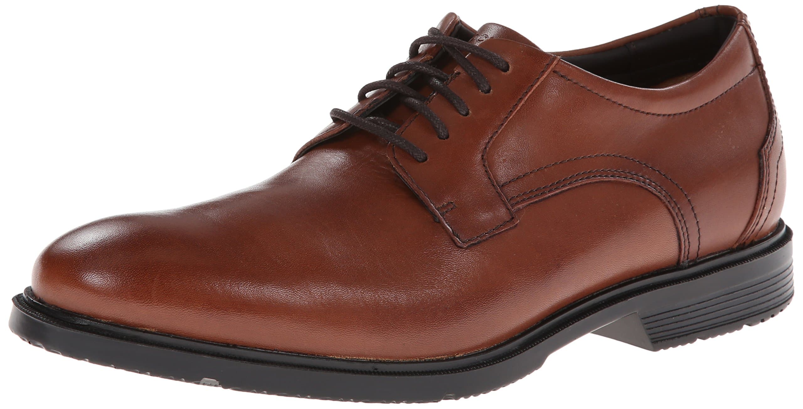 Rockport Men's Tan Leather City Smart Plain Toe 12 2E US