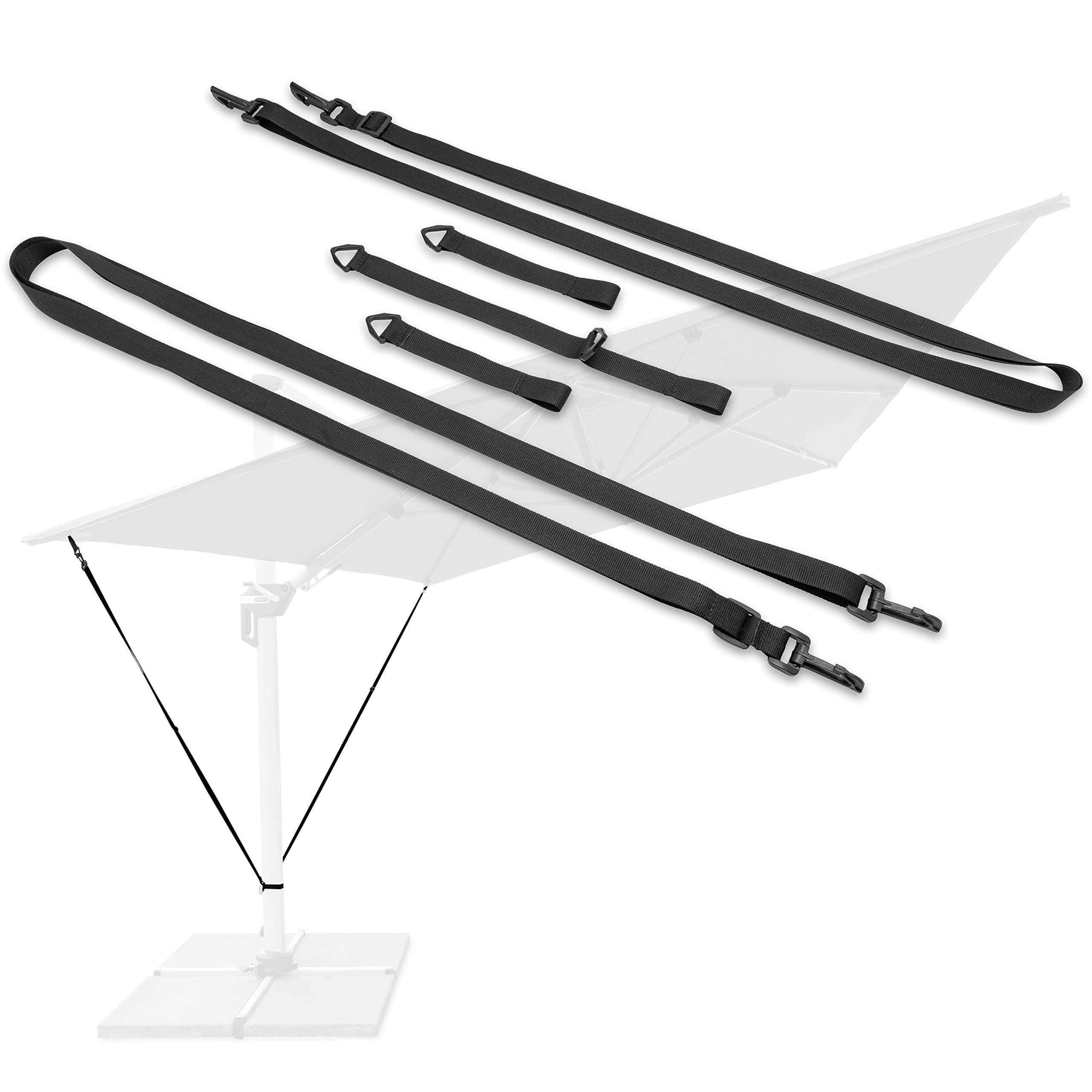 Home - Wind Protection for Cantilever Parasols, Parasol Holder, Wind Protection Traffic Light Umbrella (Windproof, Weatherproof, Suitable for Any Umbrella with Locking Screw)