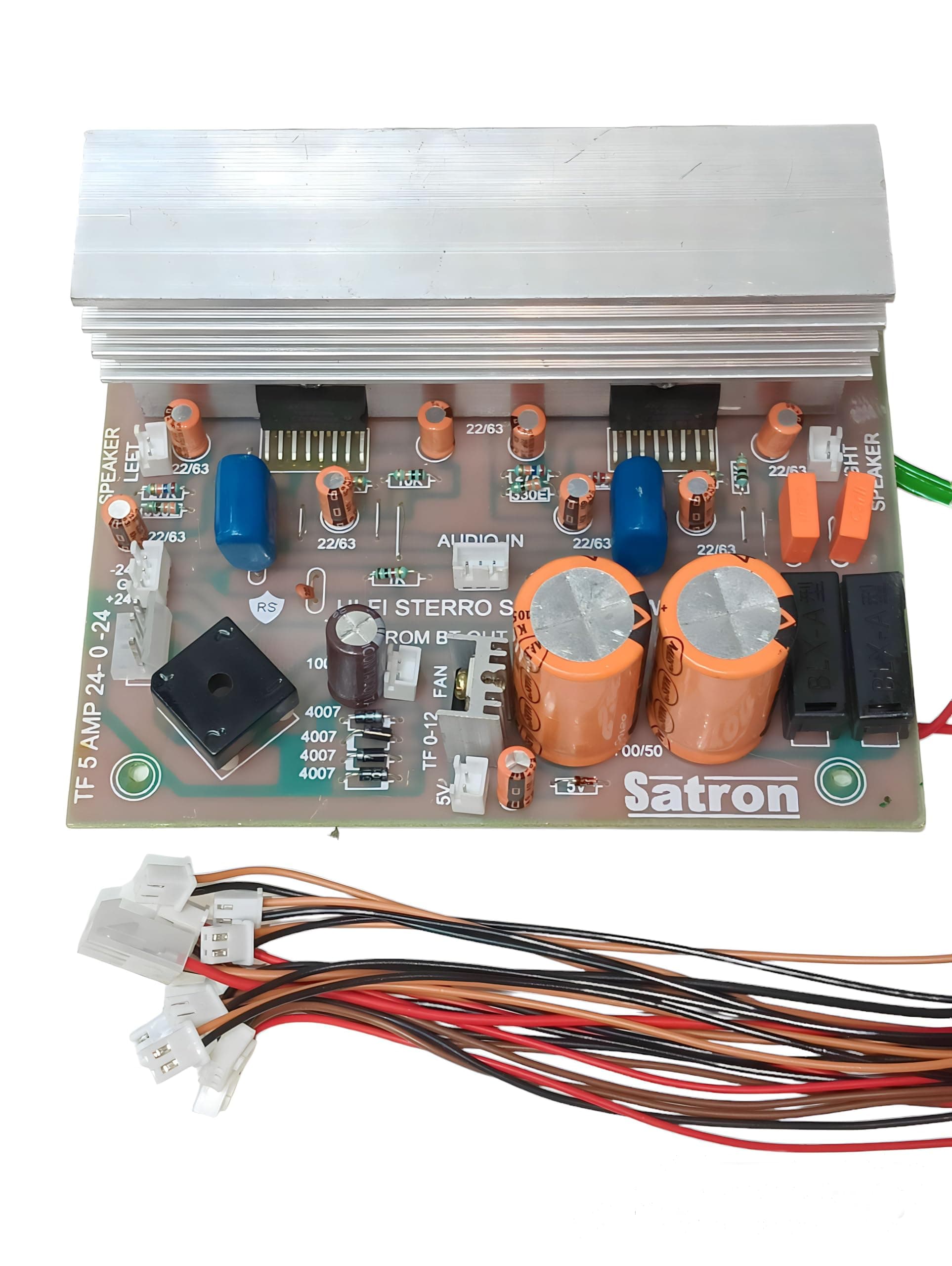 TDA 7294 Double IC Stereo Amplifier Board Heavy Heatsink 200 Watt Amplifire Board.