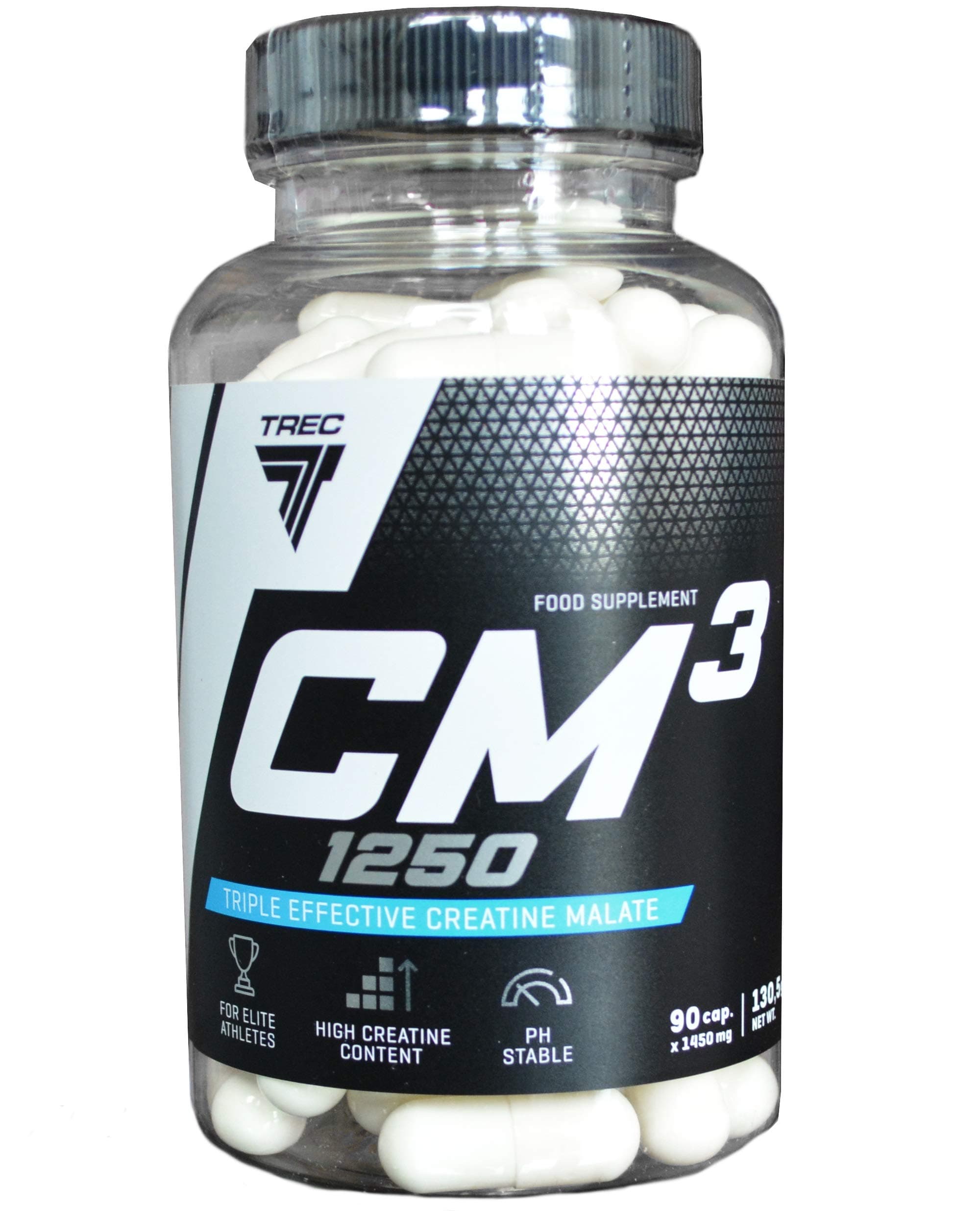 Trec Nutrition Cm3 1250 90 caps -- Creatine Tablets for MASS / WEIGHT GAIN / STRENGTH / SIZE