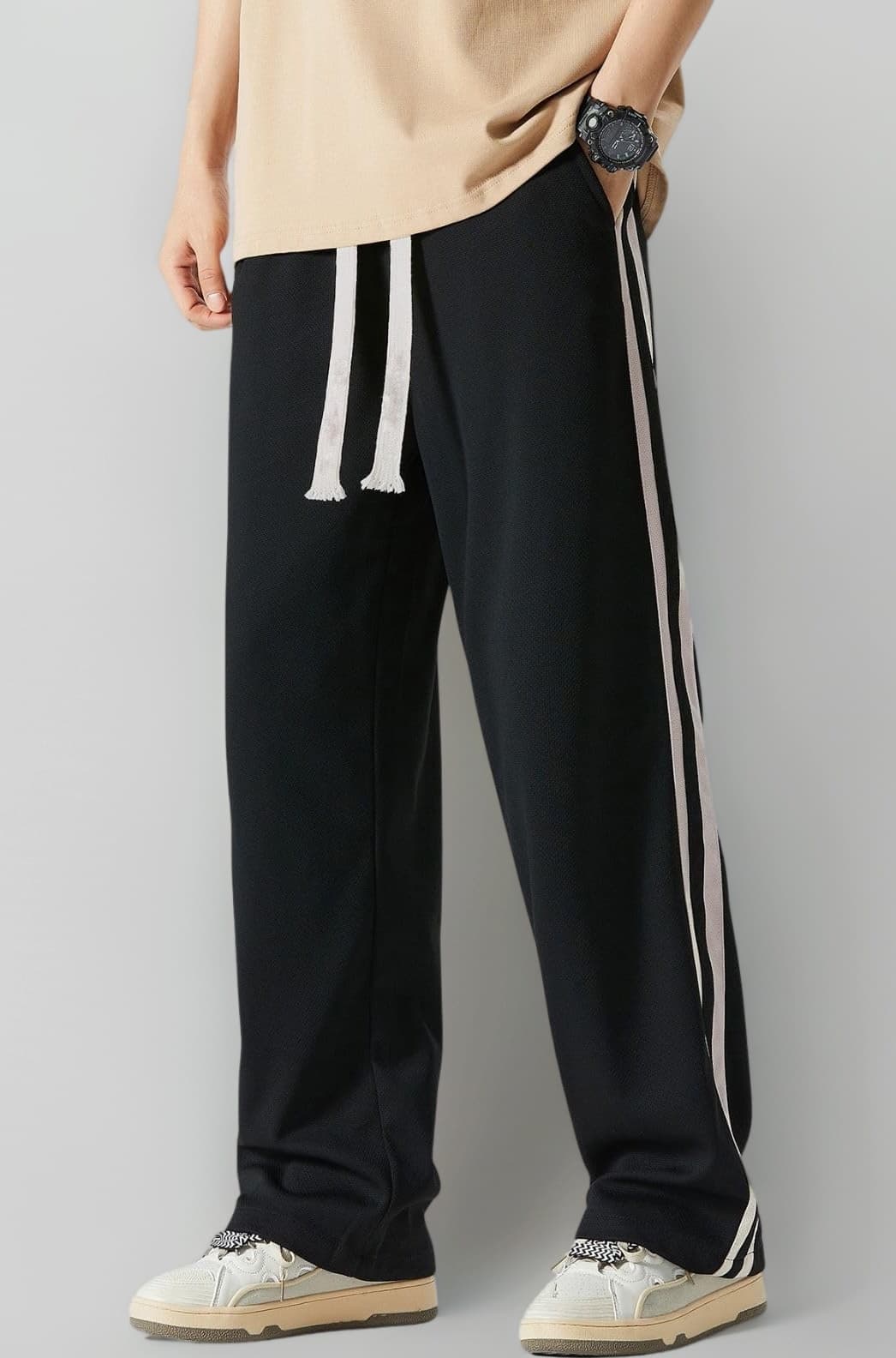 Men's Loose Mid Rise Casual Trousers Pants | Regular | Sports Stylish Track Pant | Sweatpants (Available in Plus Size)