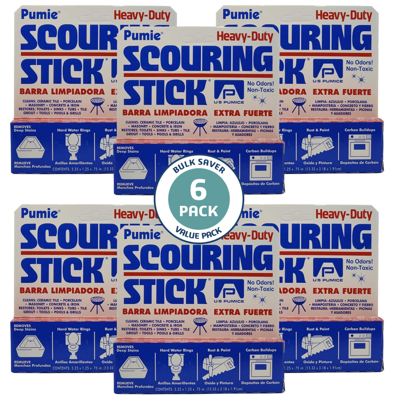 Pumie Scouring Stick (Pack of 6)