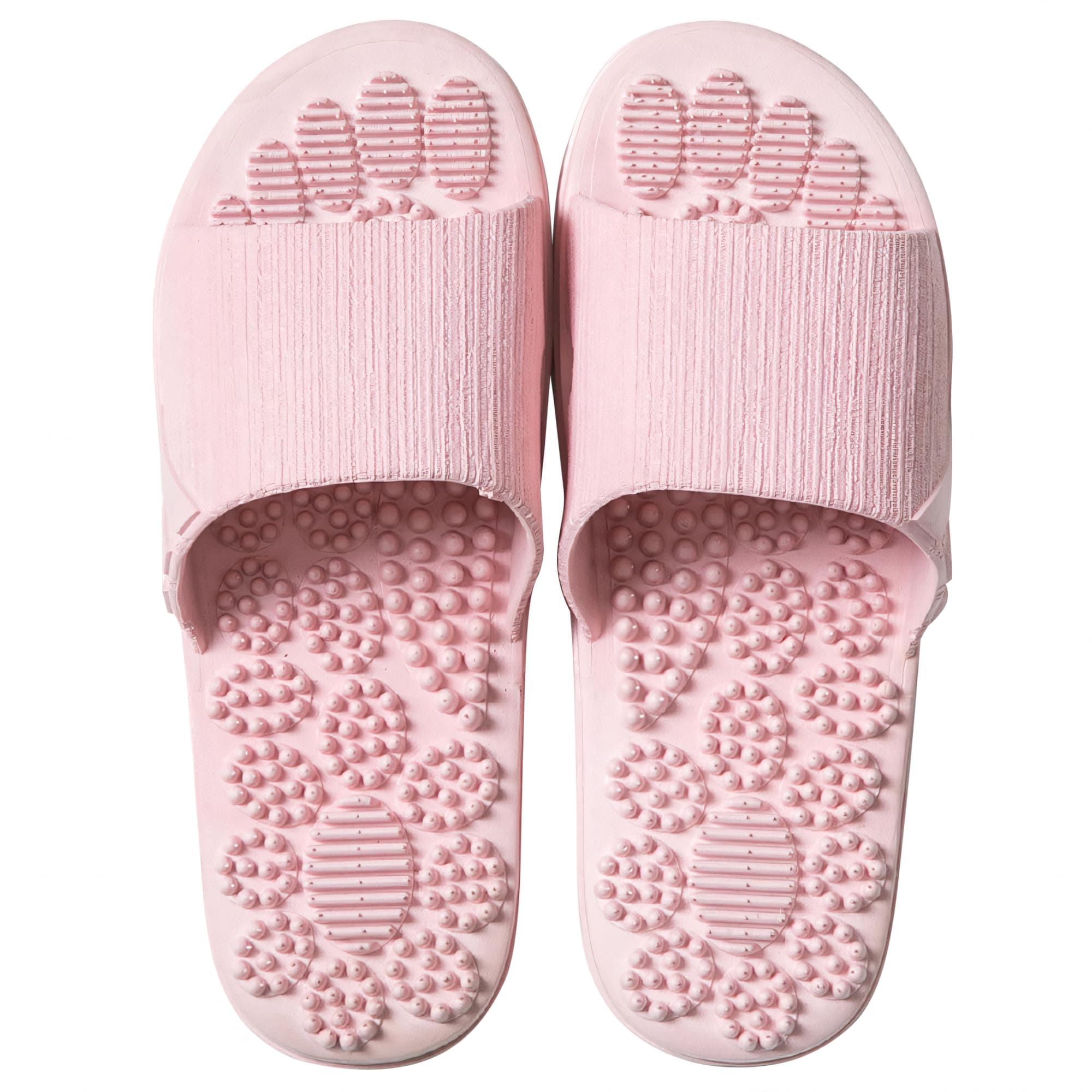 Acupressure Massage Slippers Therapeutic Reflexology Sandals for Foot Acupoint Massage Shiatsu Arch Pain Relief Non-Slip Massage Shoes for Bath Shower (Gray, 7.5-8)