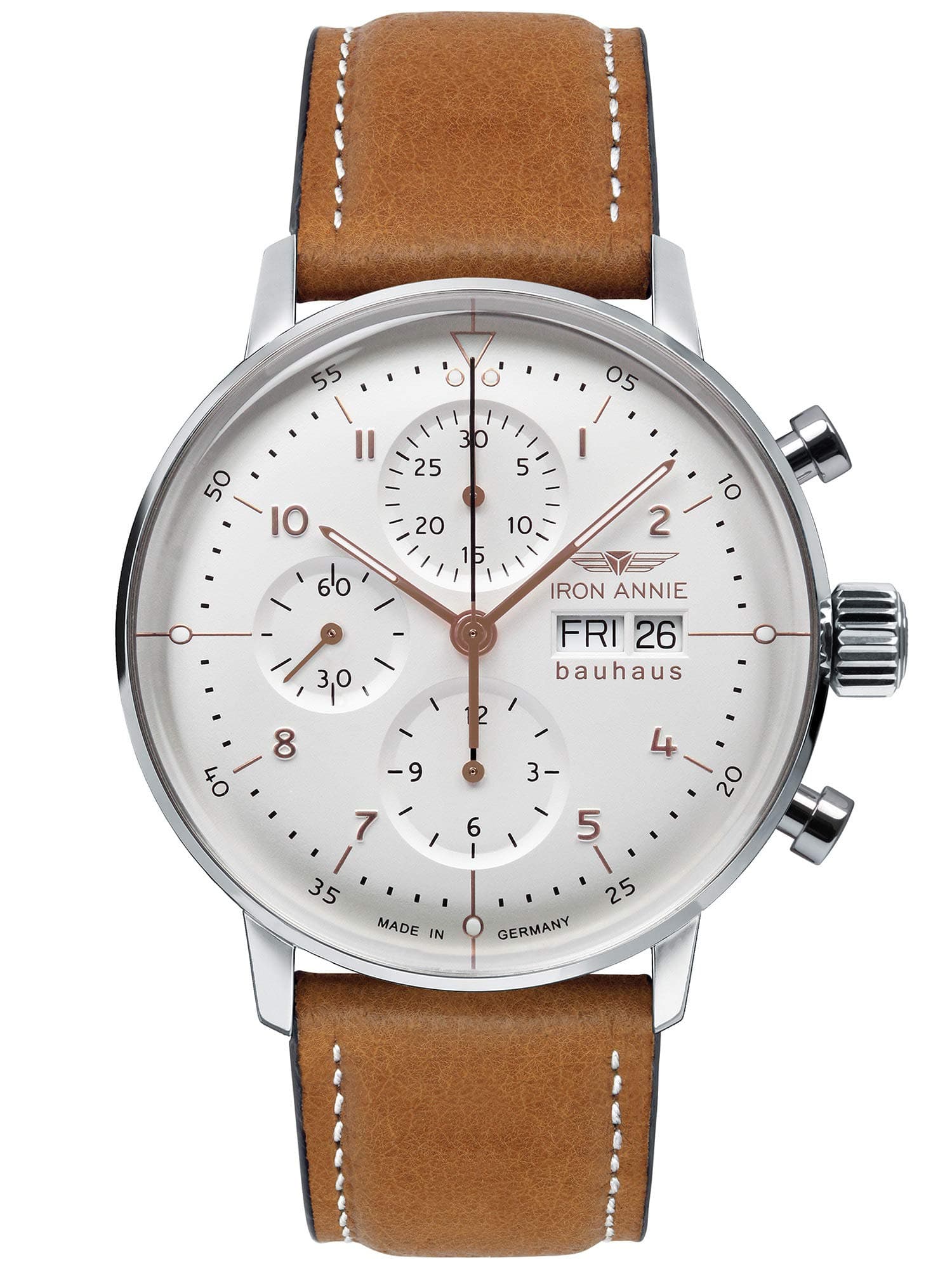 Iron AnnieBauhaus Men's Watch with Automatic Chronograph Mechanism