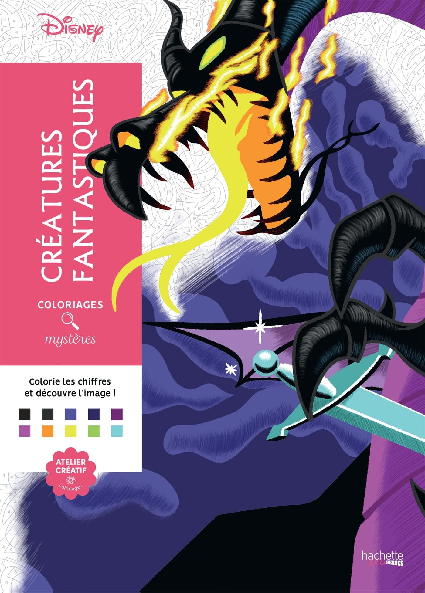 Coloriages mystères Disney Animaux fantastiques