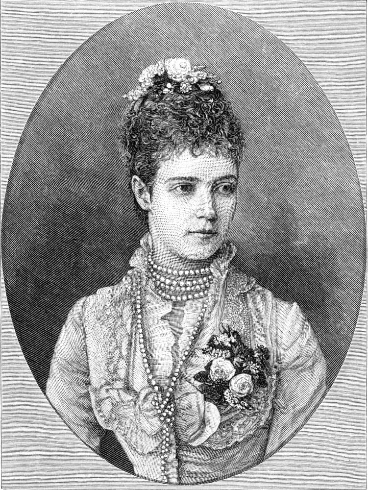 Maria Fyodorovna N(1847-1928) NE Marie Sophie Frederikke Dagmar Princess Of Denmark Wife Of Tsar Alexander Iii Wood Engraving 1883 Poster Print by (18 x 24)