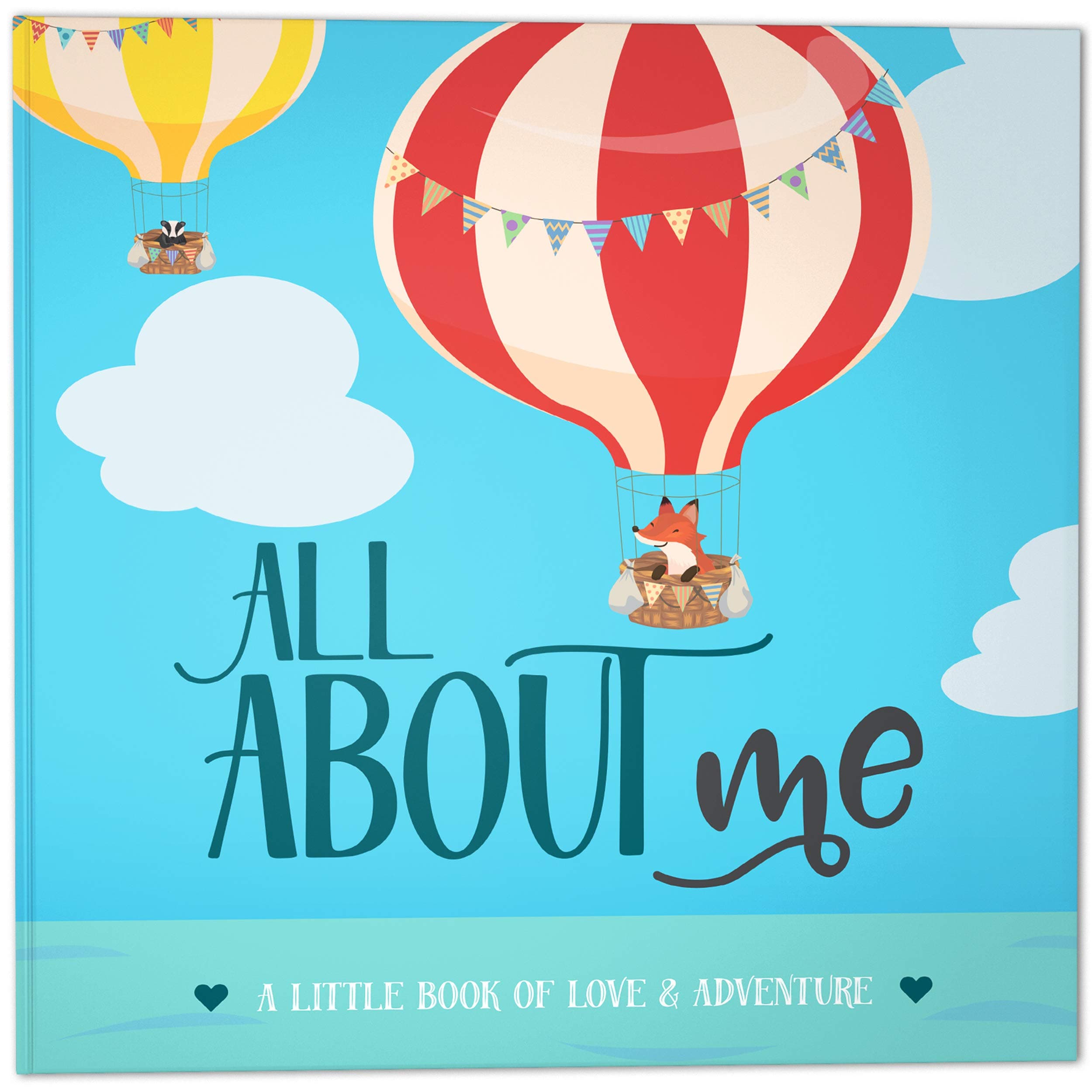 RubyRoo Baby Memory Book - Baby Milestone Keepsake Journal - First 5 Years Photo Album Scrapbook for Baby Boy or Girl - Pregnancy Gift for Baby Shower, Gender Neutral Record Book Newborn - Adventure