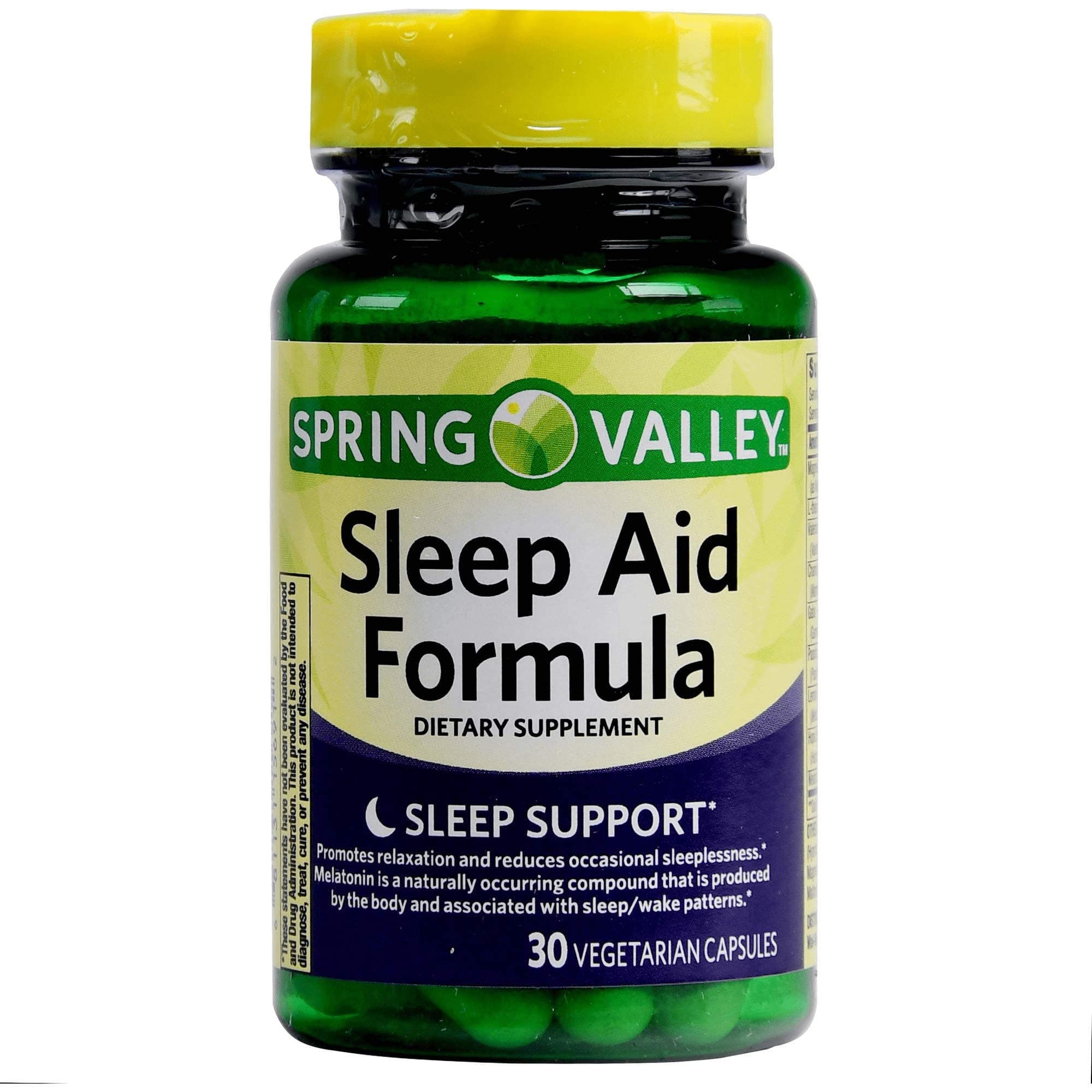 Spring Valley Sleep Aid Formula Melatonin, 30 Vegetarian Capsules