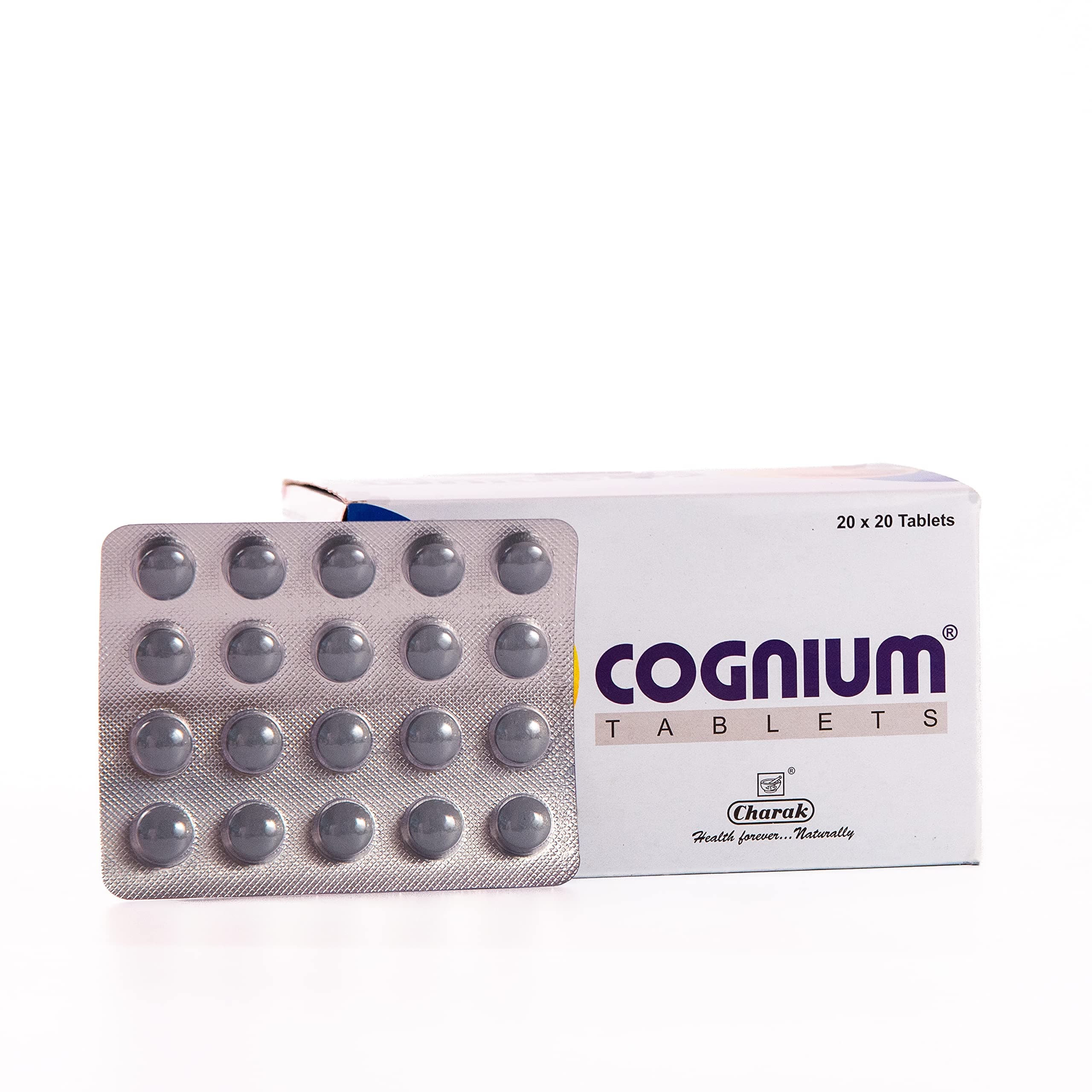 Charak Pharma Cognium Tablet (20 Tabs, Pack of 2)