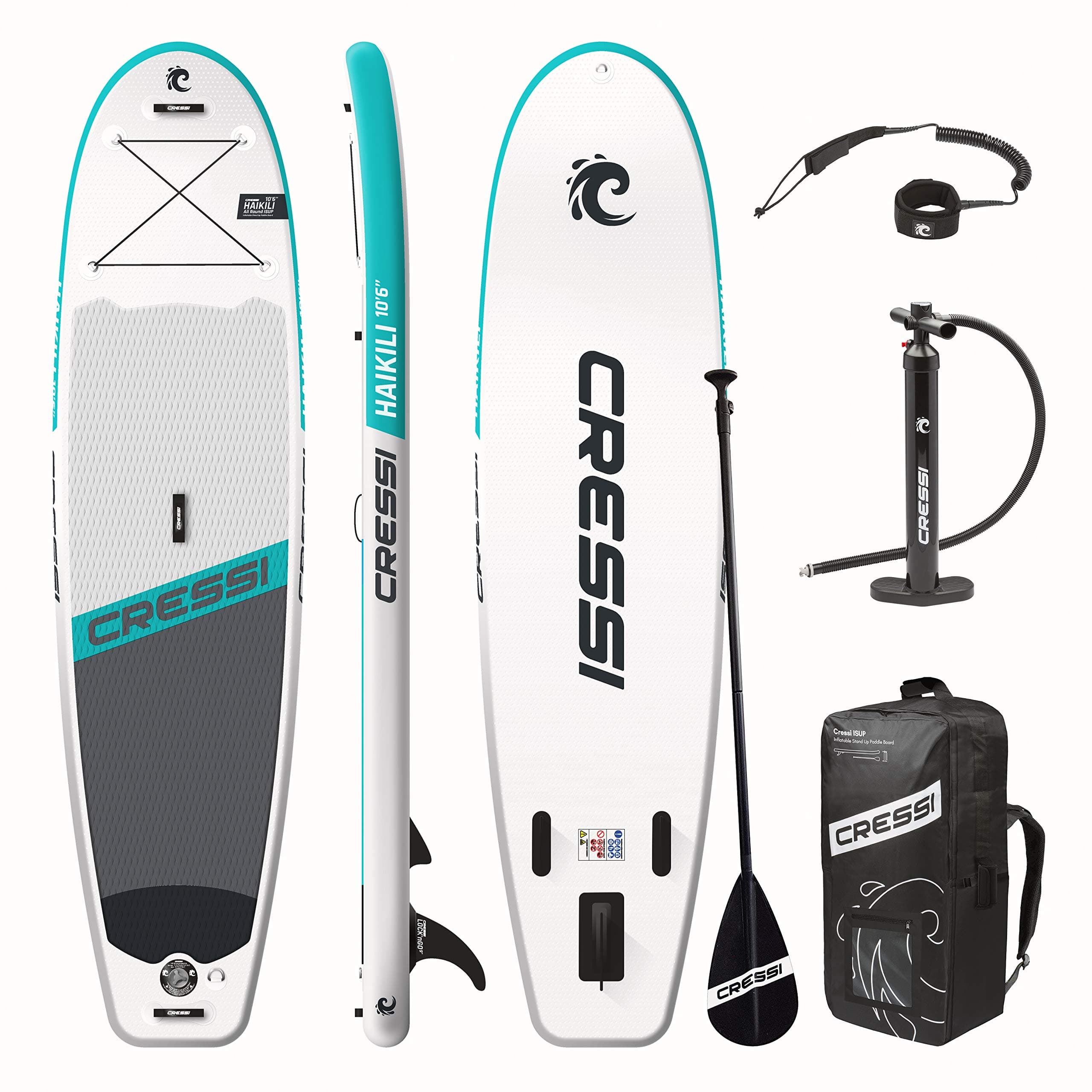 HAIKILI INFLATABLE SUP 10.6 WHITE/AQUAMARINE