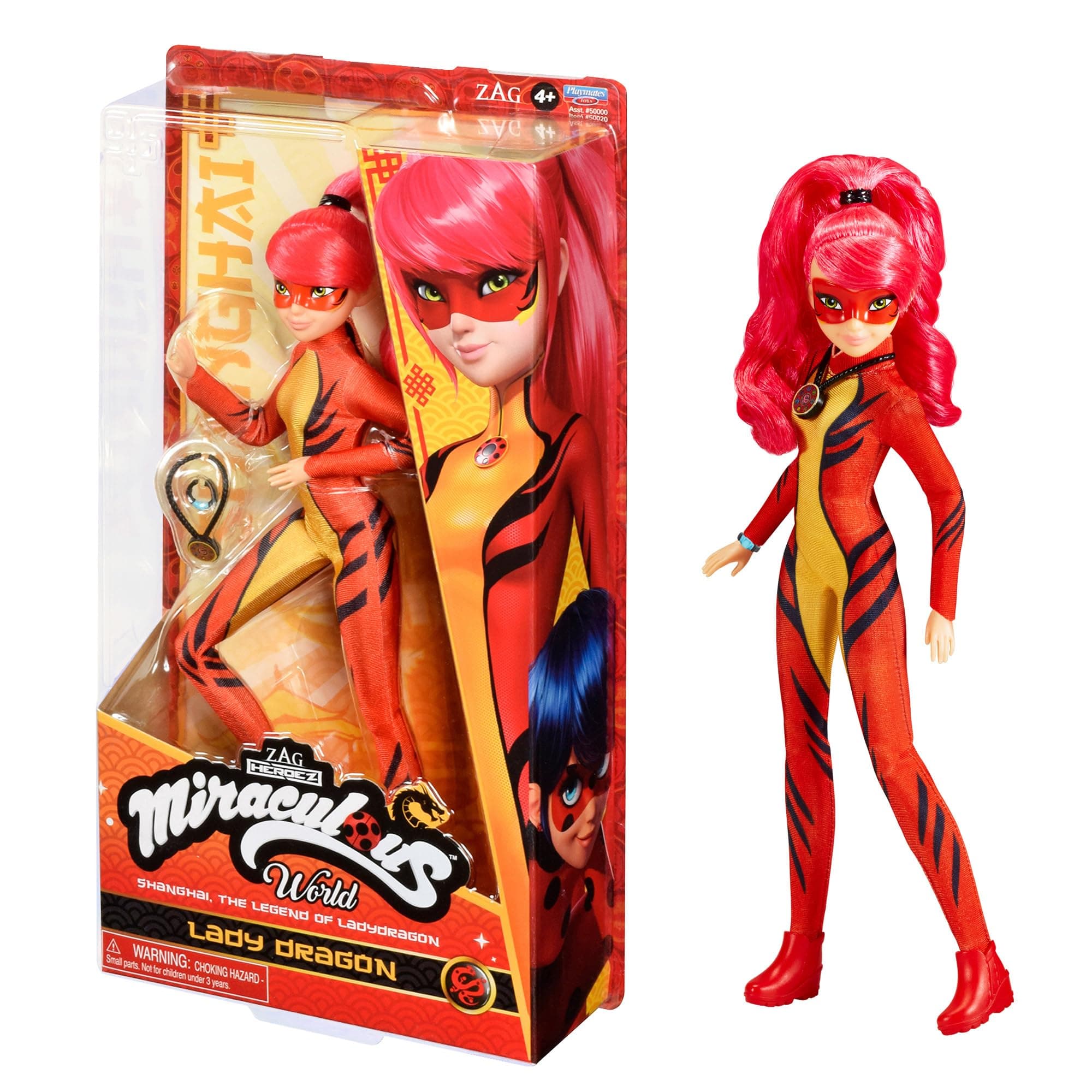 Miraculous Lady Dragon “Miraculous: Shanghai Movie” 10.5" Fashion Doll with Accessories by Playmates Toys