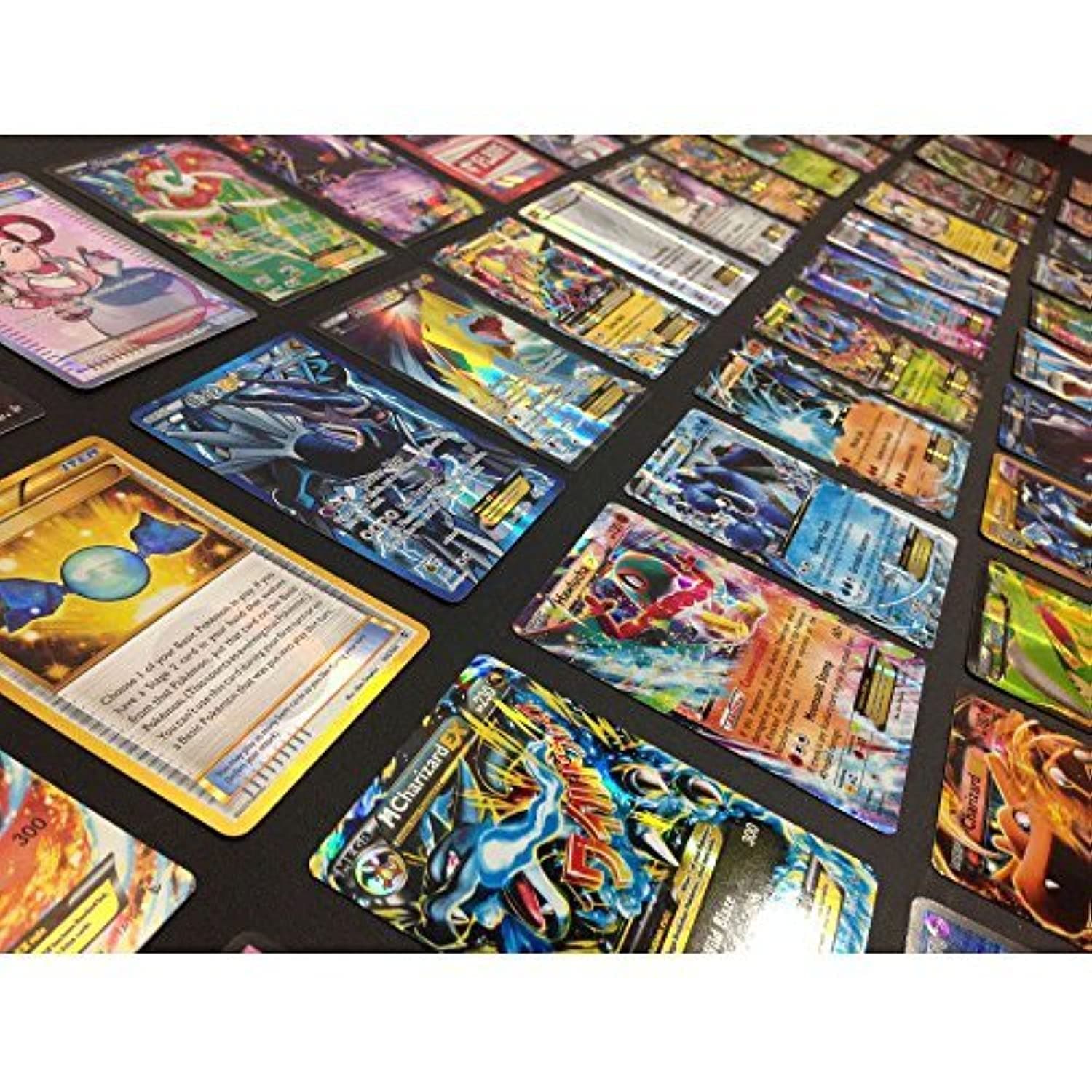 Pokemon TCG : 100 CARD LOT RARE, COMMON, UNC, HOLO & GUARANTEED EX OR FULL ART
