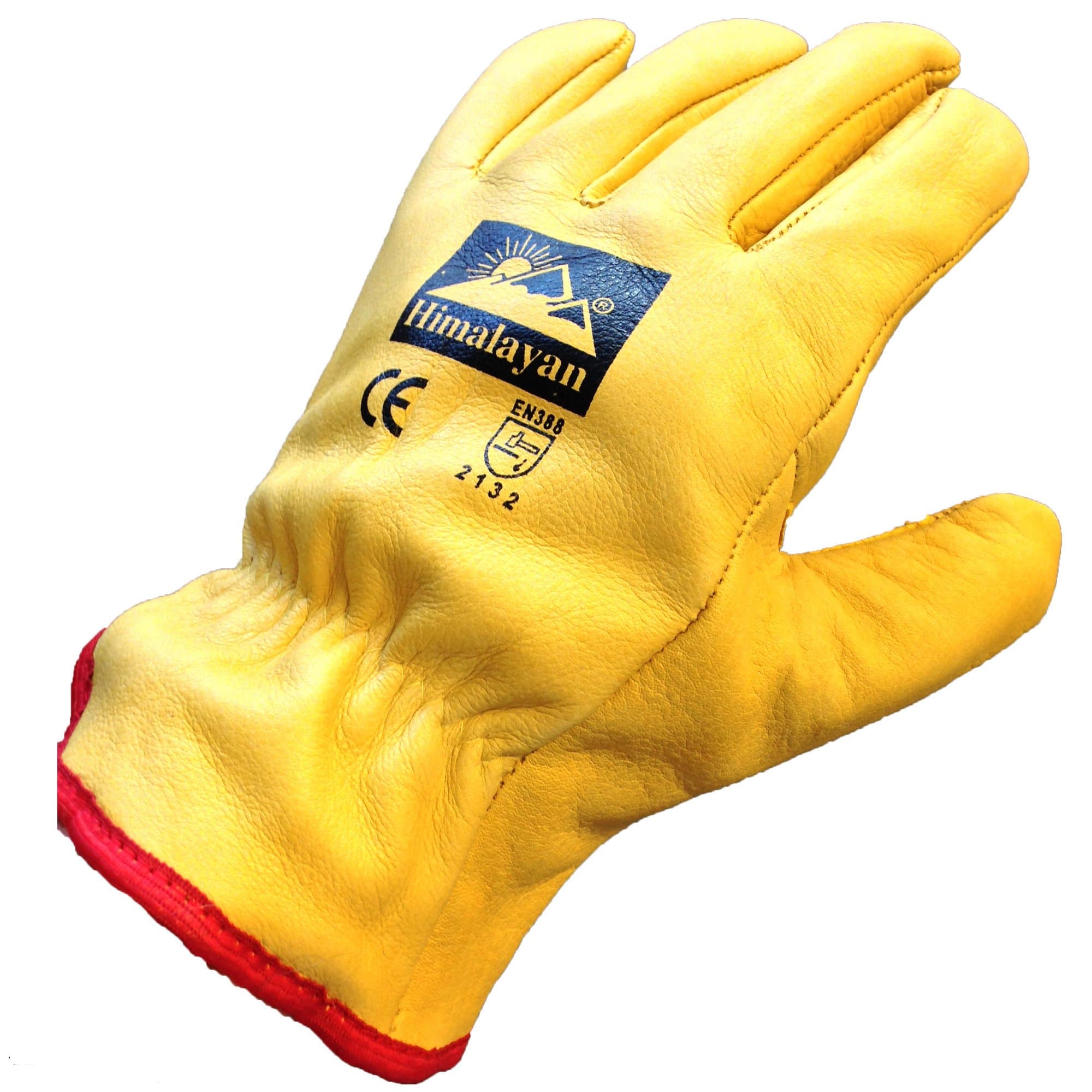 H310 Fleece Lined Leather Winter Thermal Cold Work Drivers Gloves PPE