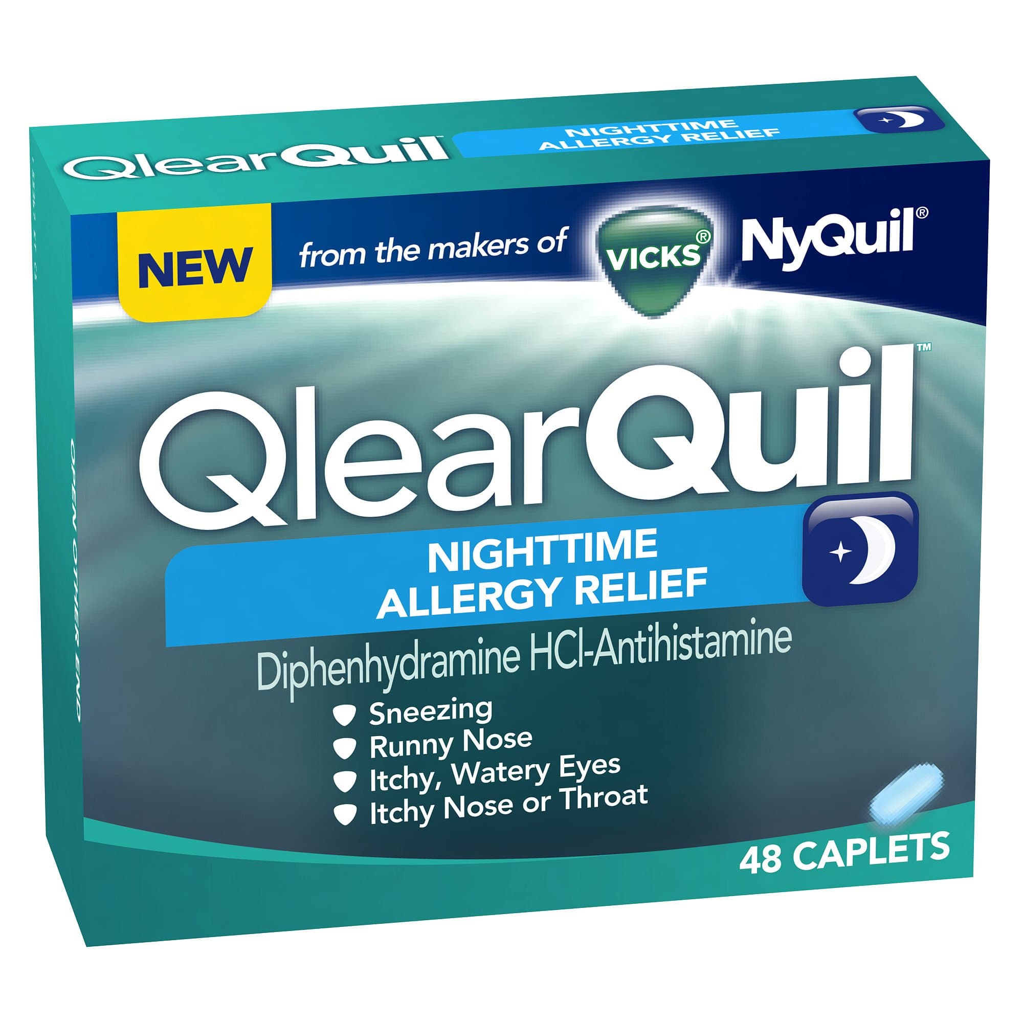 Vicks QlearQuil Nighttime Allergy Relief 48 Count