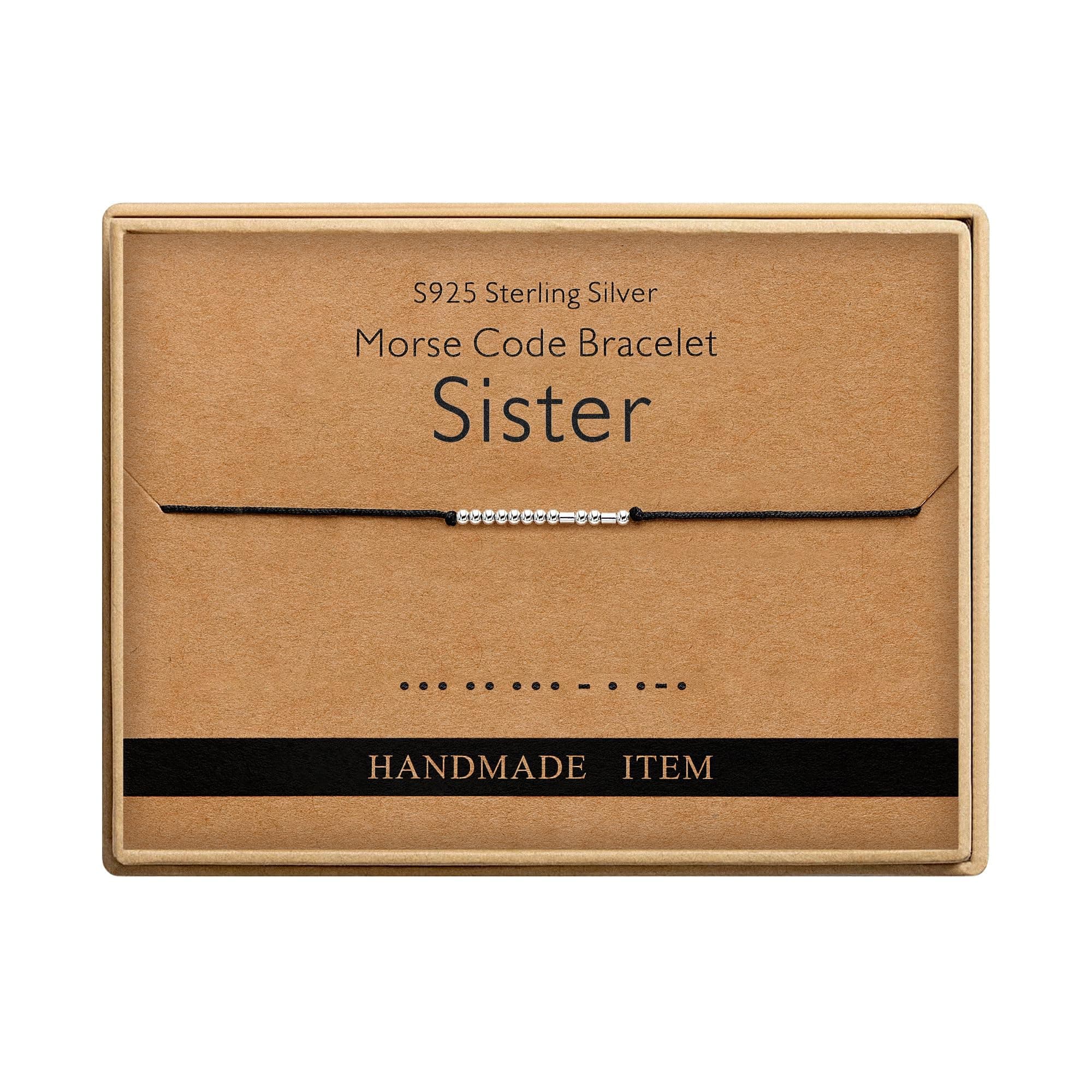 Inspirational Gifts for Women Morse Code Bracelets for Women Funny Bracelet for Friend Funny Gift for Women Sterling Silver Bracelet for Women