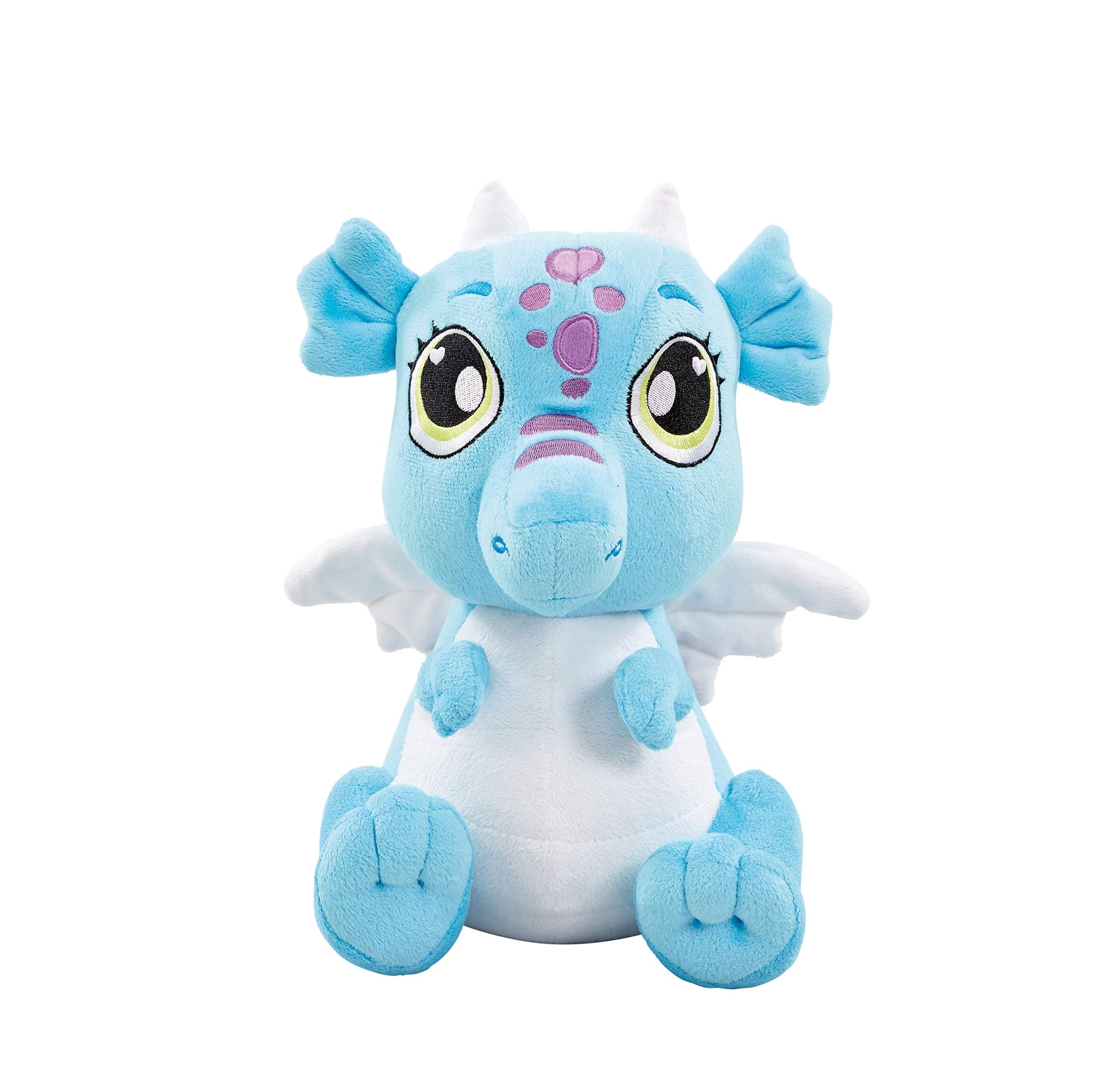 Animagic - My Cuddly Dragon (Blue) Plush Soft Toy for Kids with Sounds