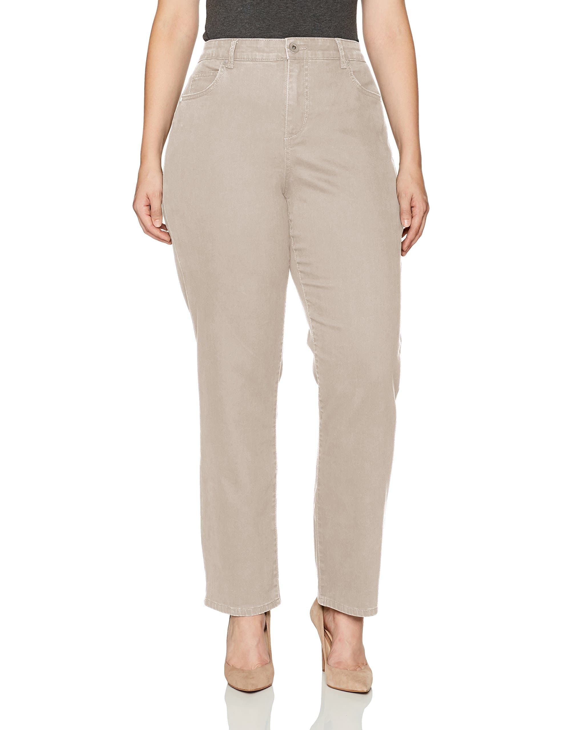 BandolinoWomen's Plus Size Mandie Signature Fit High Rise Straight Leg Jean