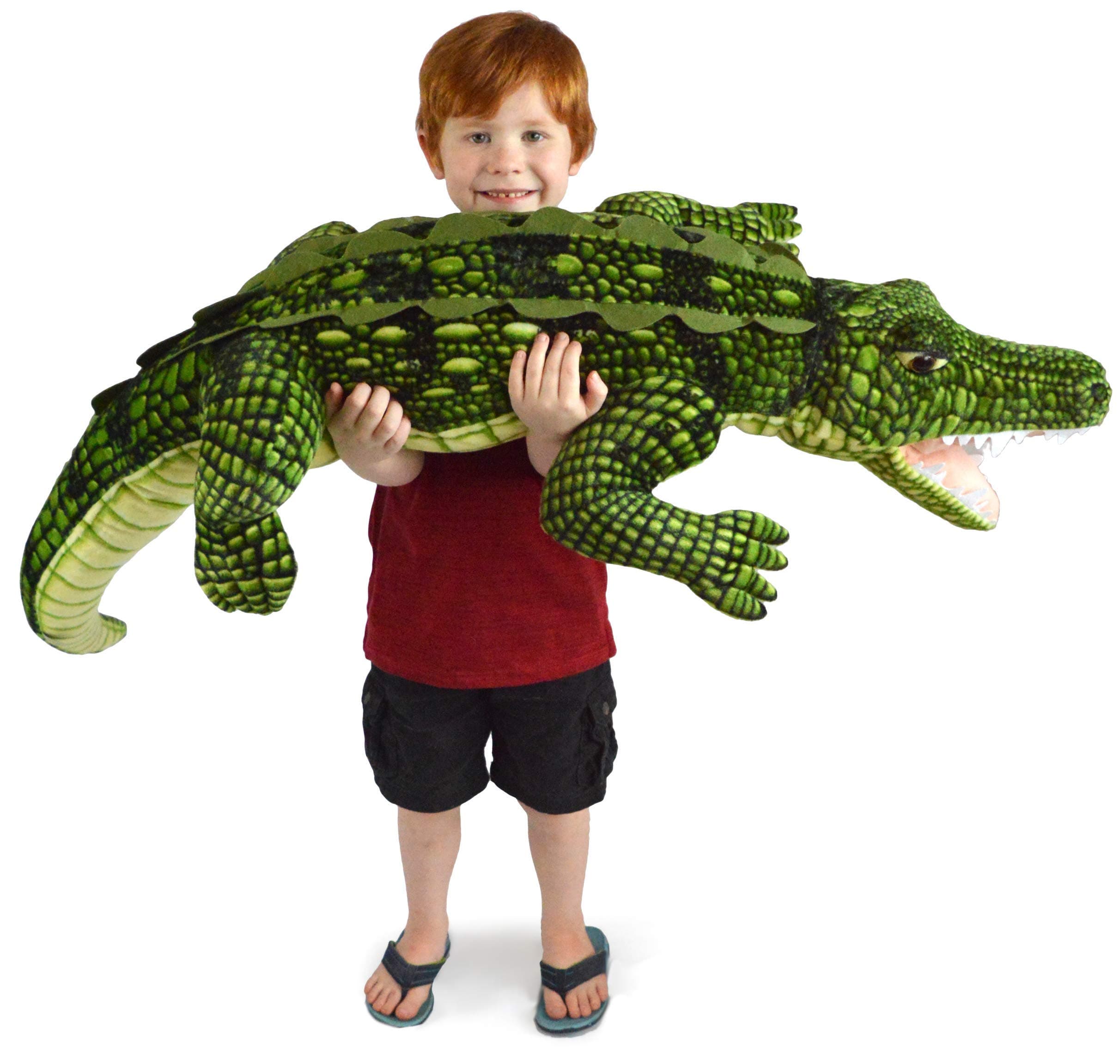 Kuwat The Saltwater Crocodile - 56 Inch Long Big Stuffed Animal Plush Alligator