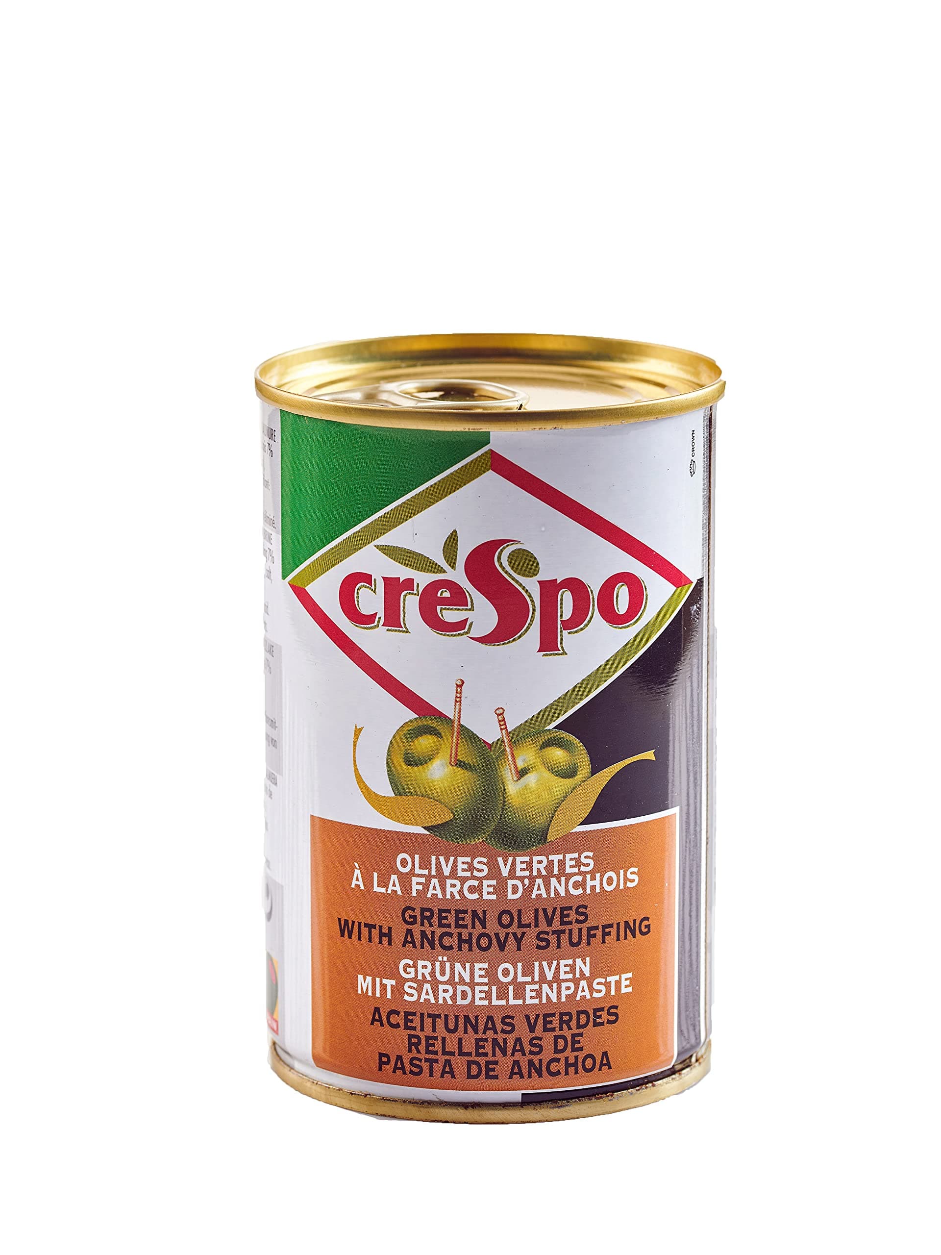 Crespo Green Olives Stuffed with Anchovy 300 g