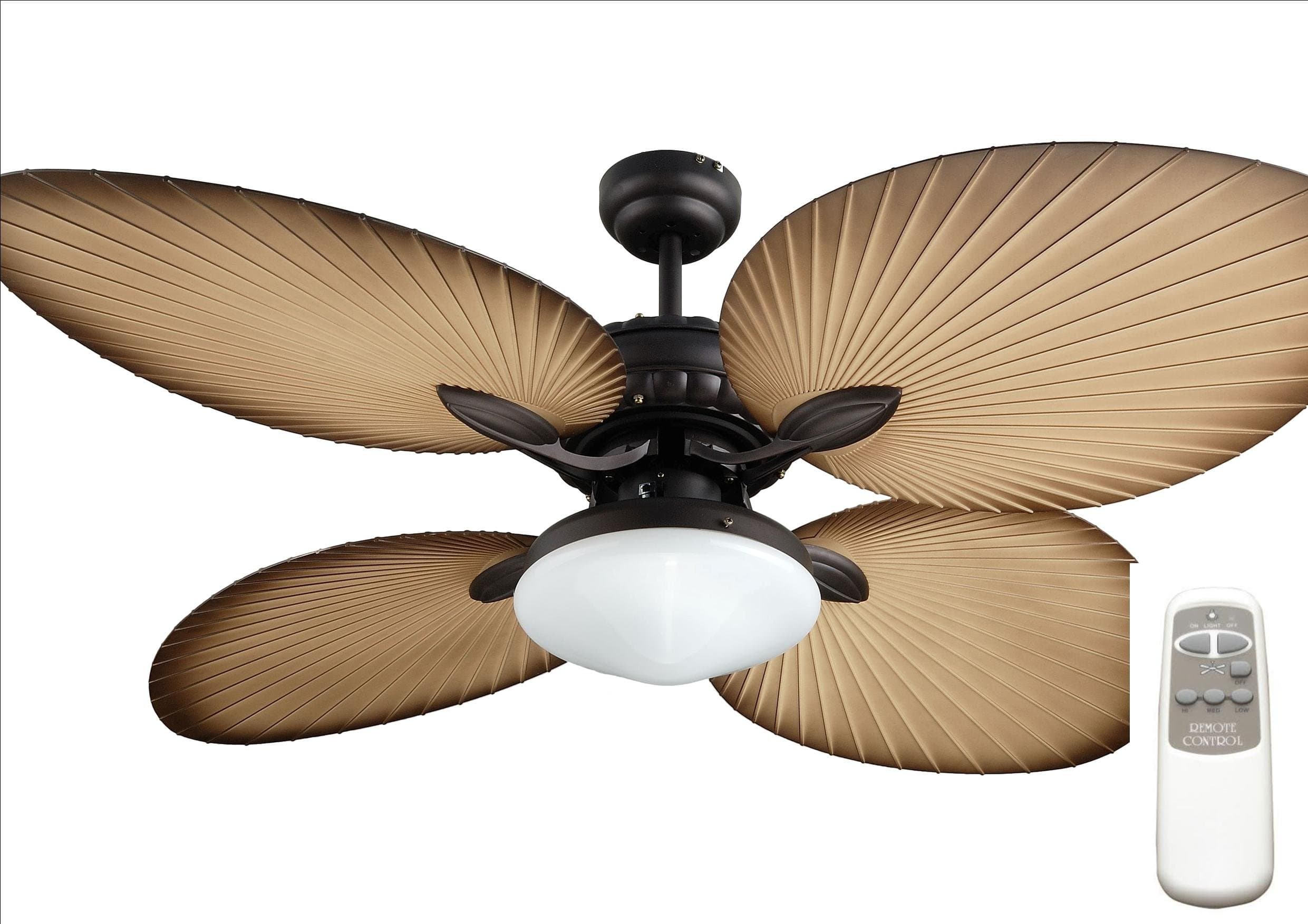 Birsppy Ocean Lamp OL52040-T Gorgeous Butterfly Ceiling Fan W/Light&Remote Control