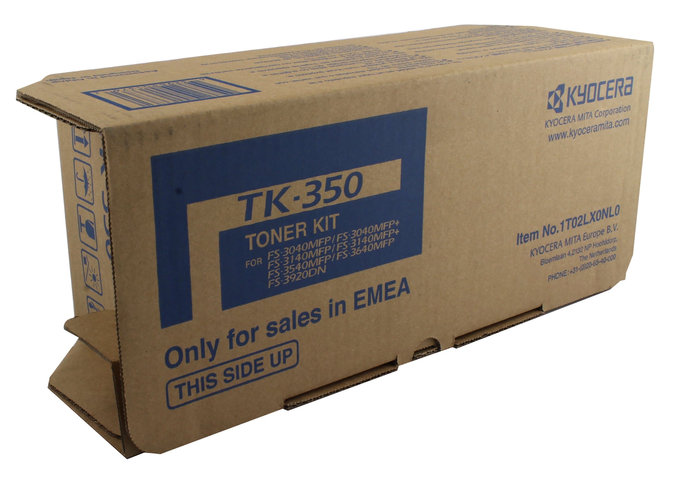 Kyocera Toner Cartridge TK-350 K - BLACK - 15.000 Pages Ultra High Capacity Genuine Premium Printer Toner - 1T02LX0NLC - 0T2LX0NC - for FS-3920DN / FS-3040MFP / FS-3140MFP / FS-3040MFP+ / FS-3140MFP+ / FS-3540MFP / FS-3640MFP