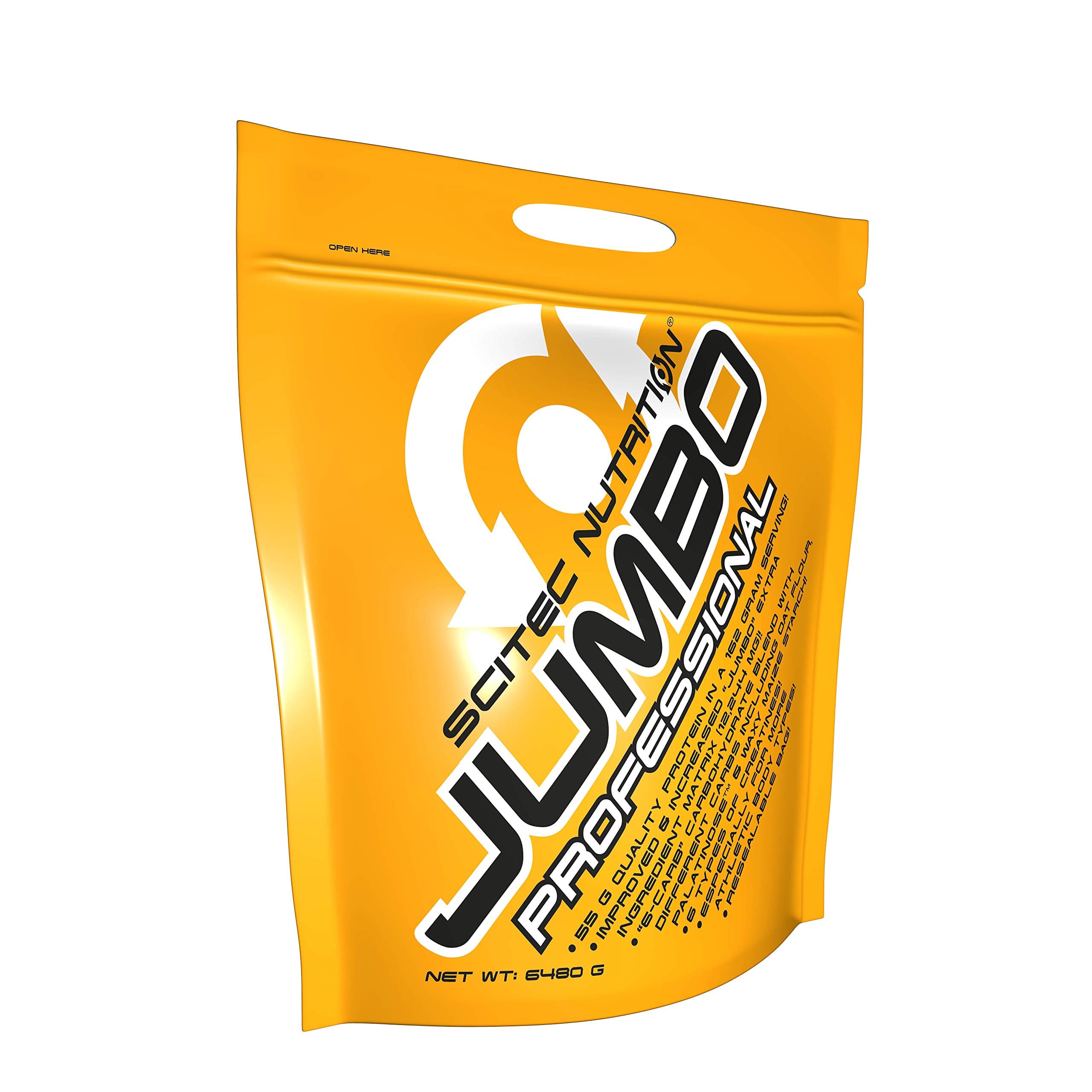 Scitec Nutrition Jumbo Professional Weight Gain Formula - 6480 g, Banana,0728633104420