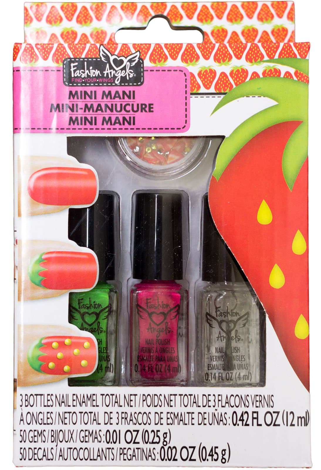 Strawberry: Fashion Angels Mini-Mani Manucure Set