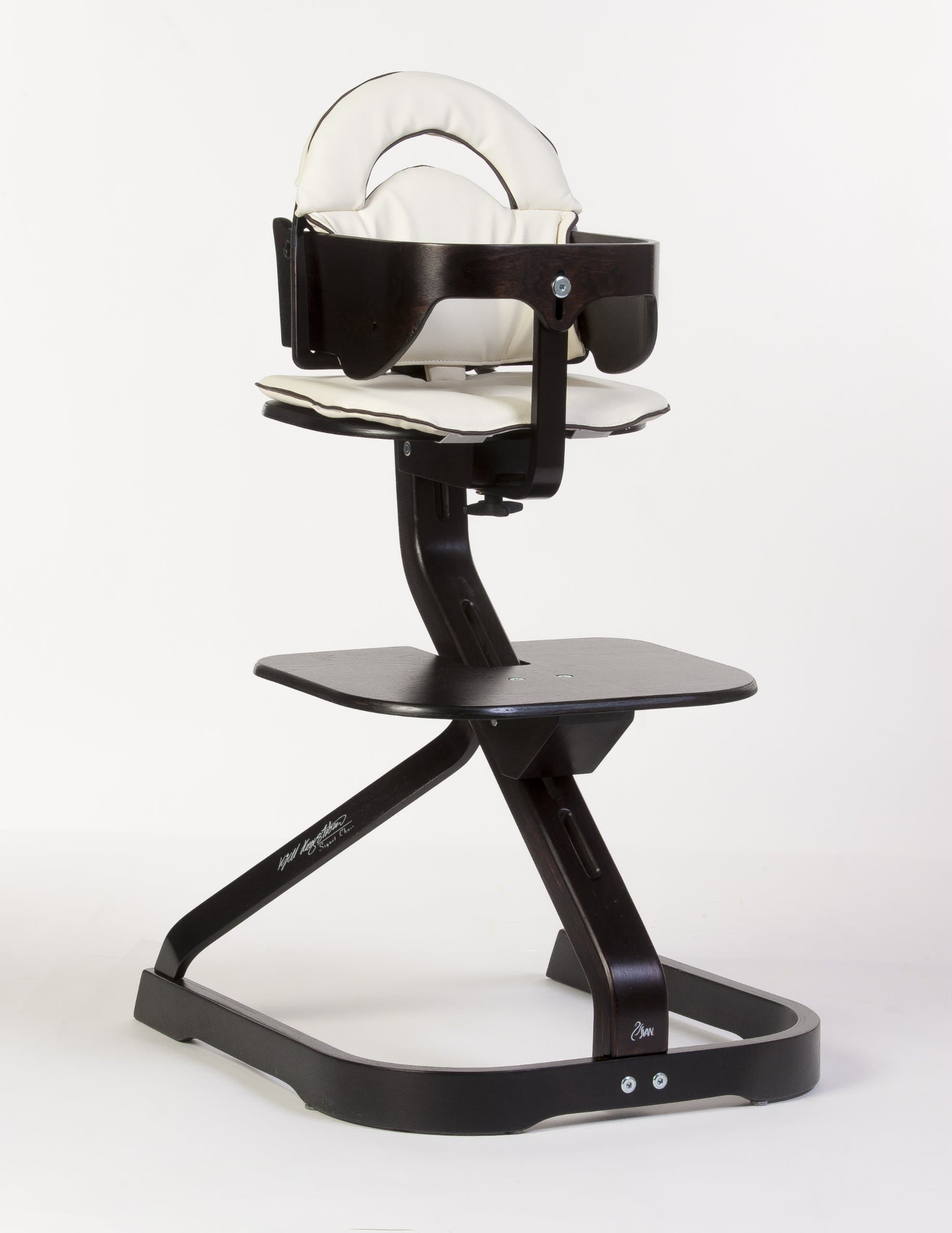 Svan Signet Luxe High Chair Cushion (Cream) - Easily Wipes Clean