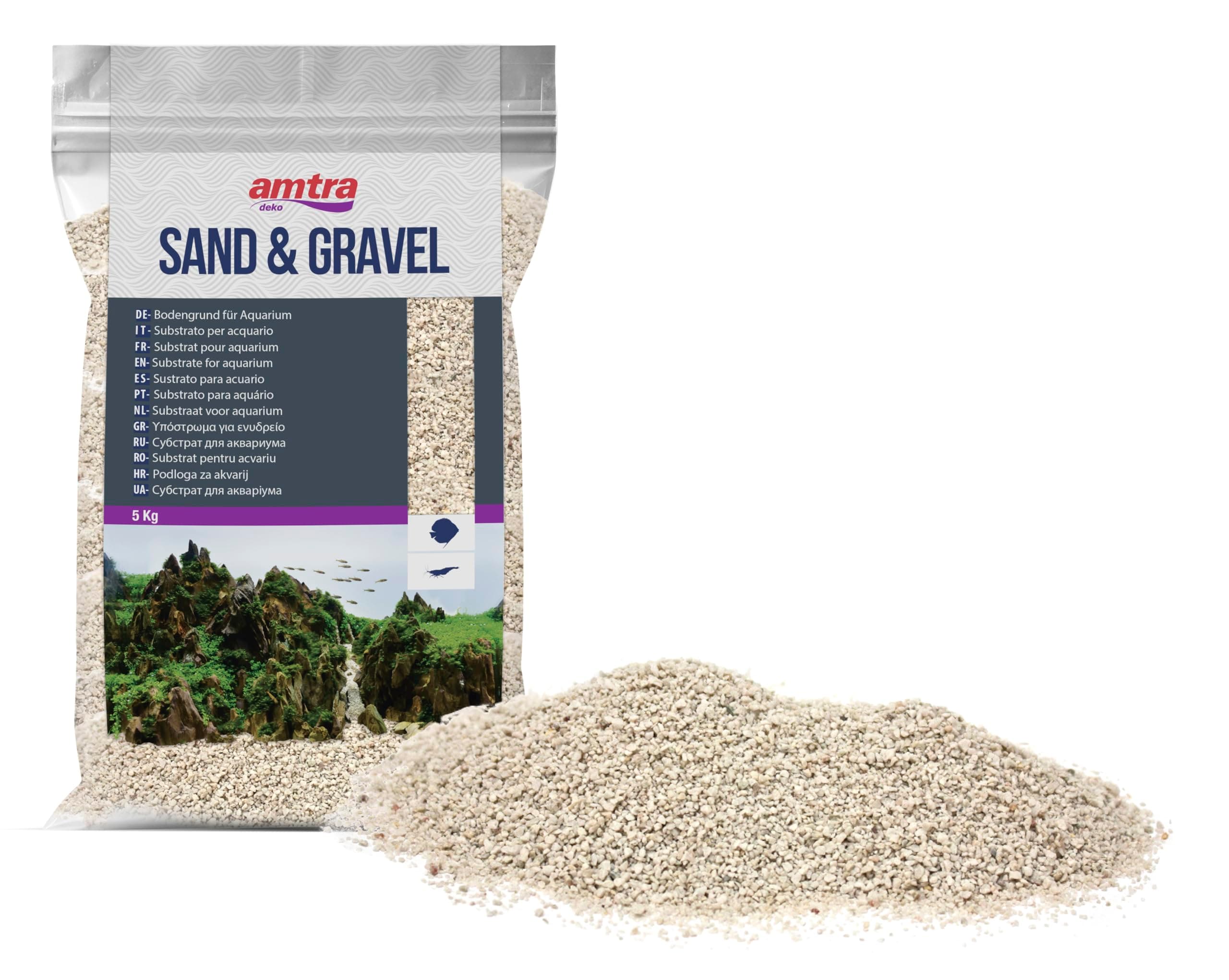 Amtra Wave Fine Sand Substrate, White, 5 kg