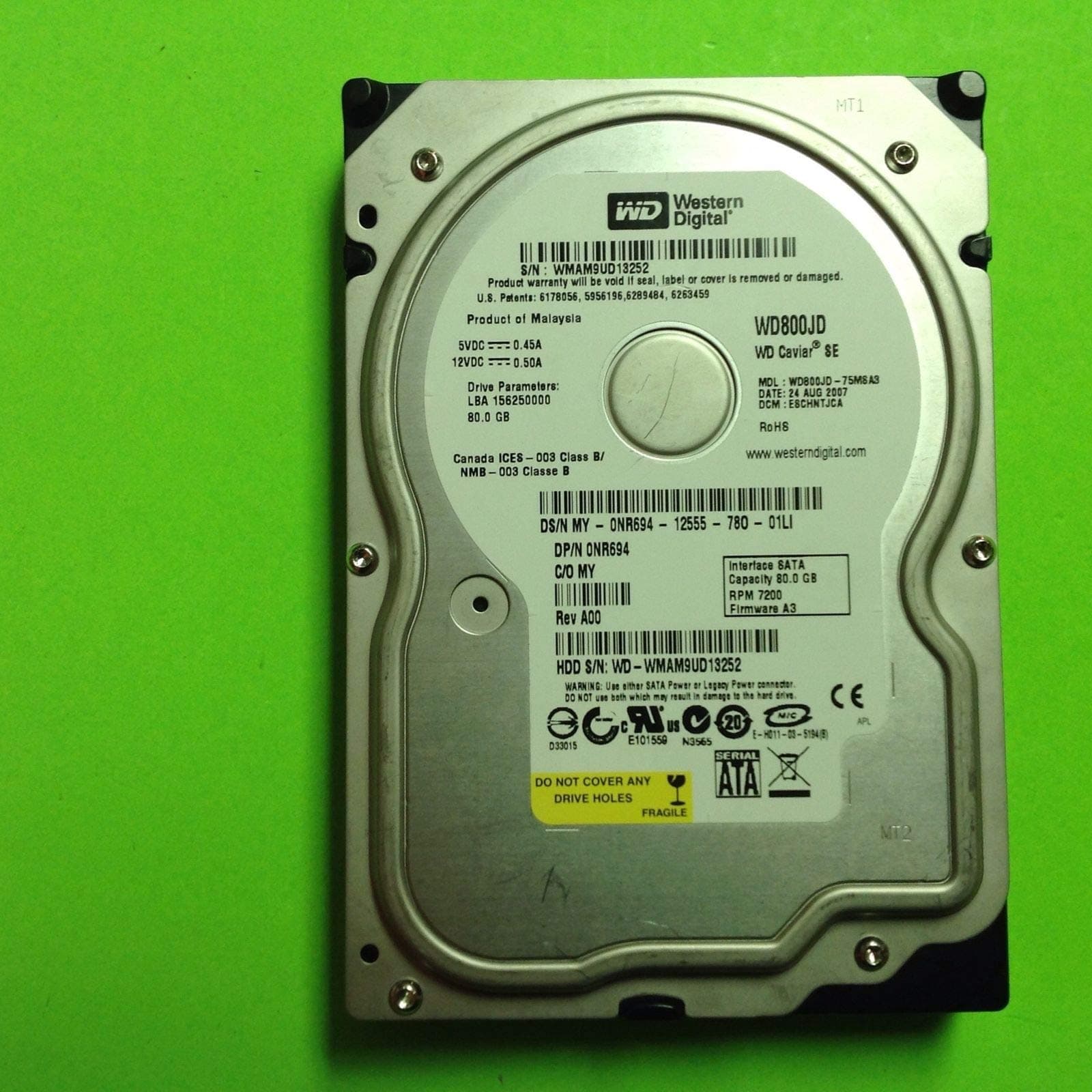 for Mediamax 250GB 3.5" HDD Hard Drive SATA 7200RPM 6Gb/s 16MB Cache WL250GSA1672