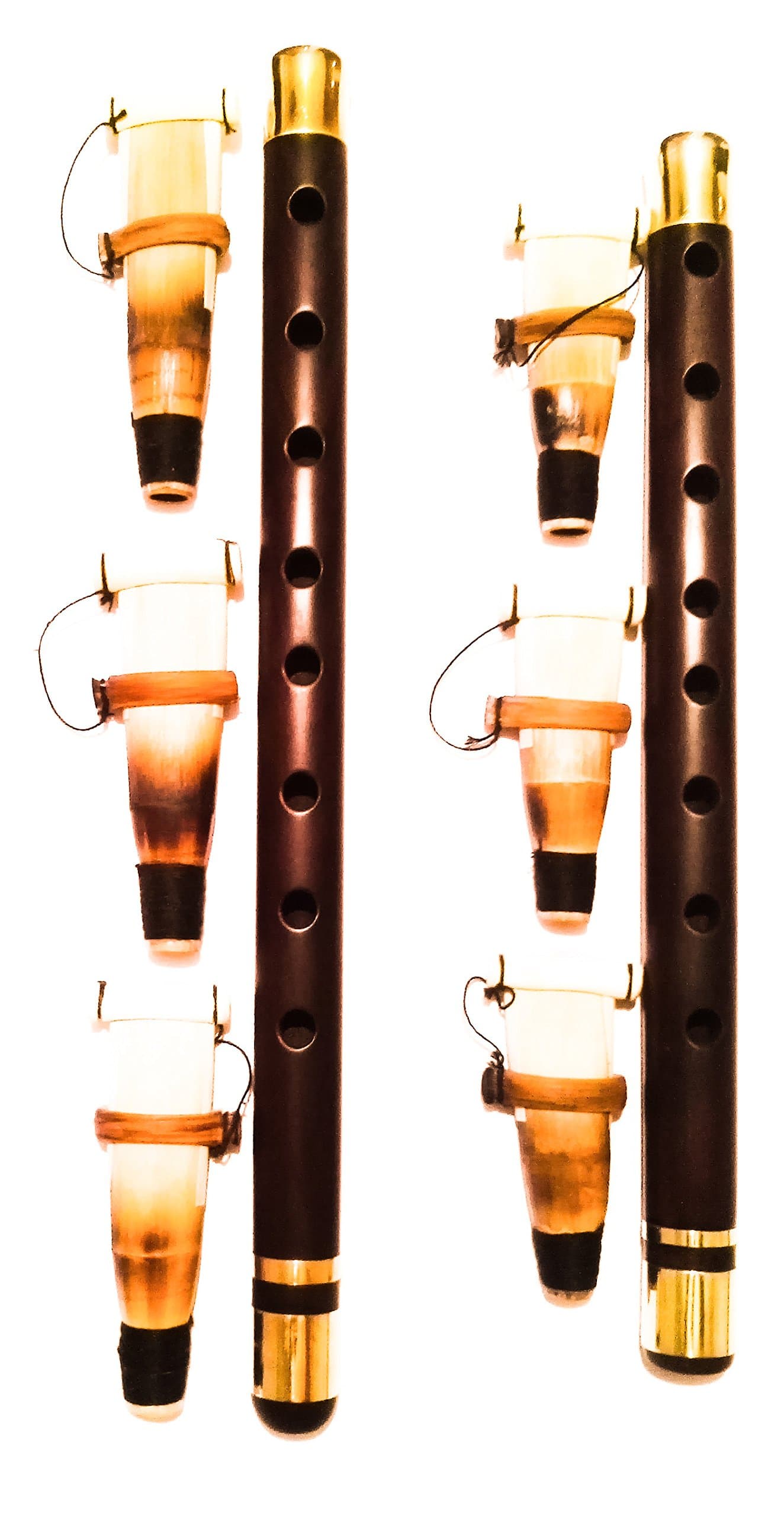 DUDUK Concert Level TWO ARMENIAN Professional DUDUKs with 6 Reeds Ramish & Playing Instructions made from Apricot Wood Dudek Doodook Armenia