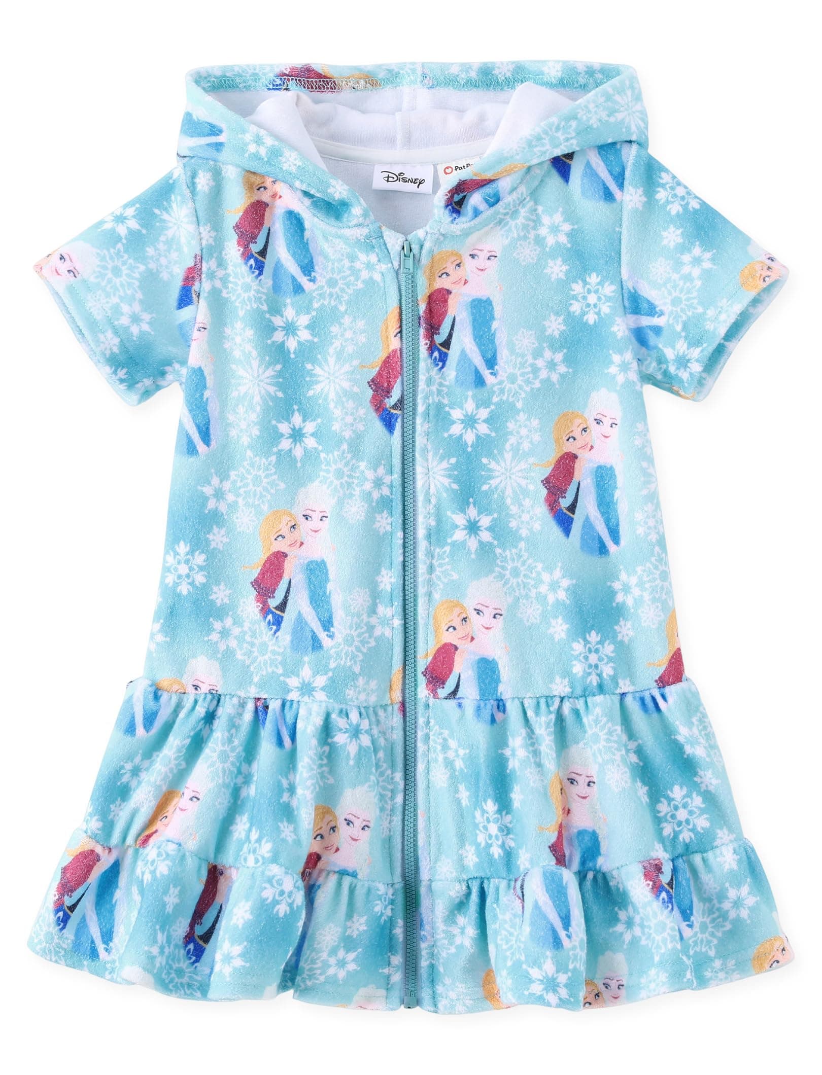 Disney Disney Minnie Frozen Stitch Zip Up Terry Hooded Bathing Suit