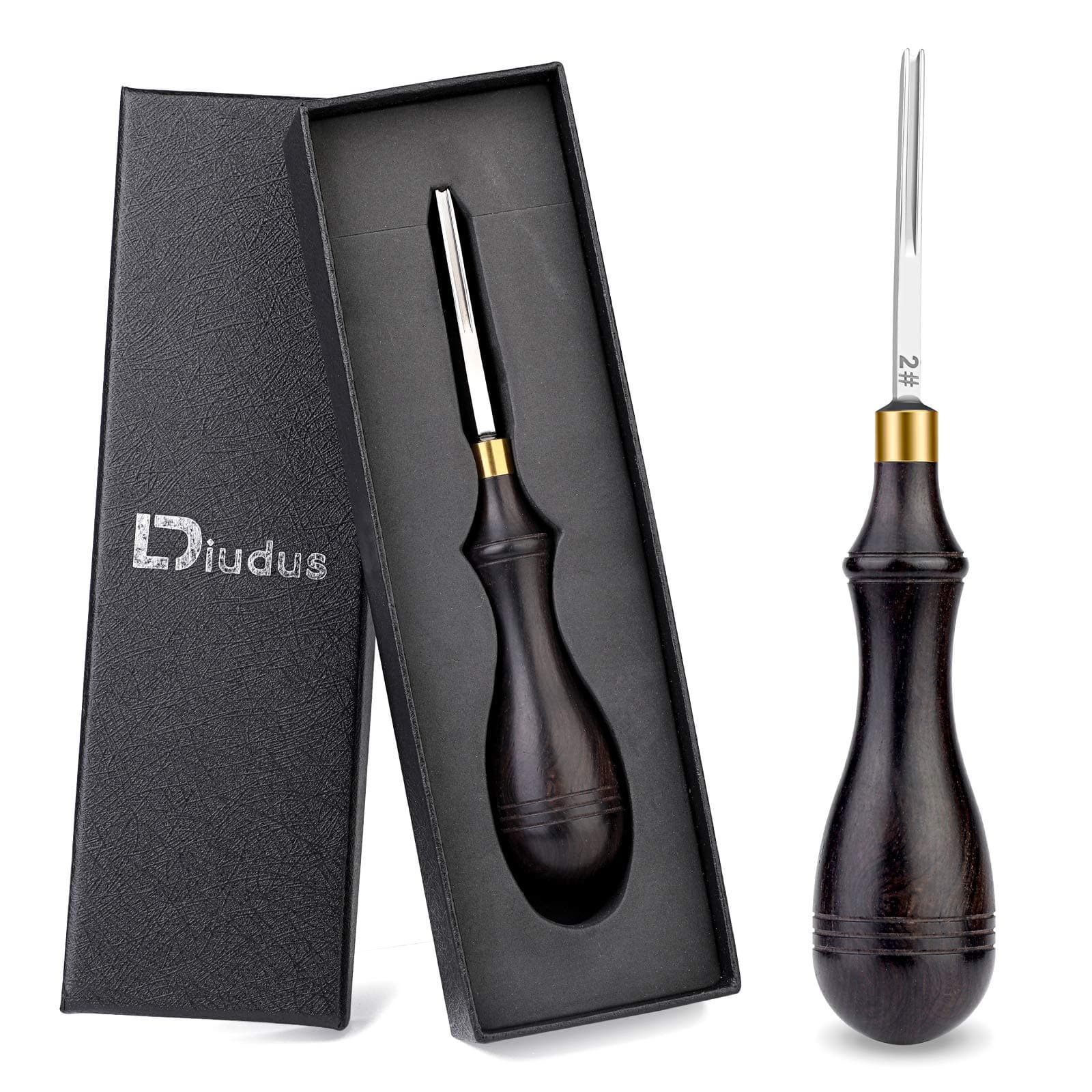 Leather Edge Bevelers, Beveler Tool, Edge Skiving Beveler 1.8mm, Leather Skiver Tool Leather Working Tools for Leathercraft Working (2#)