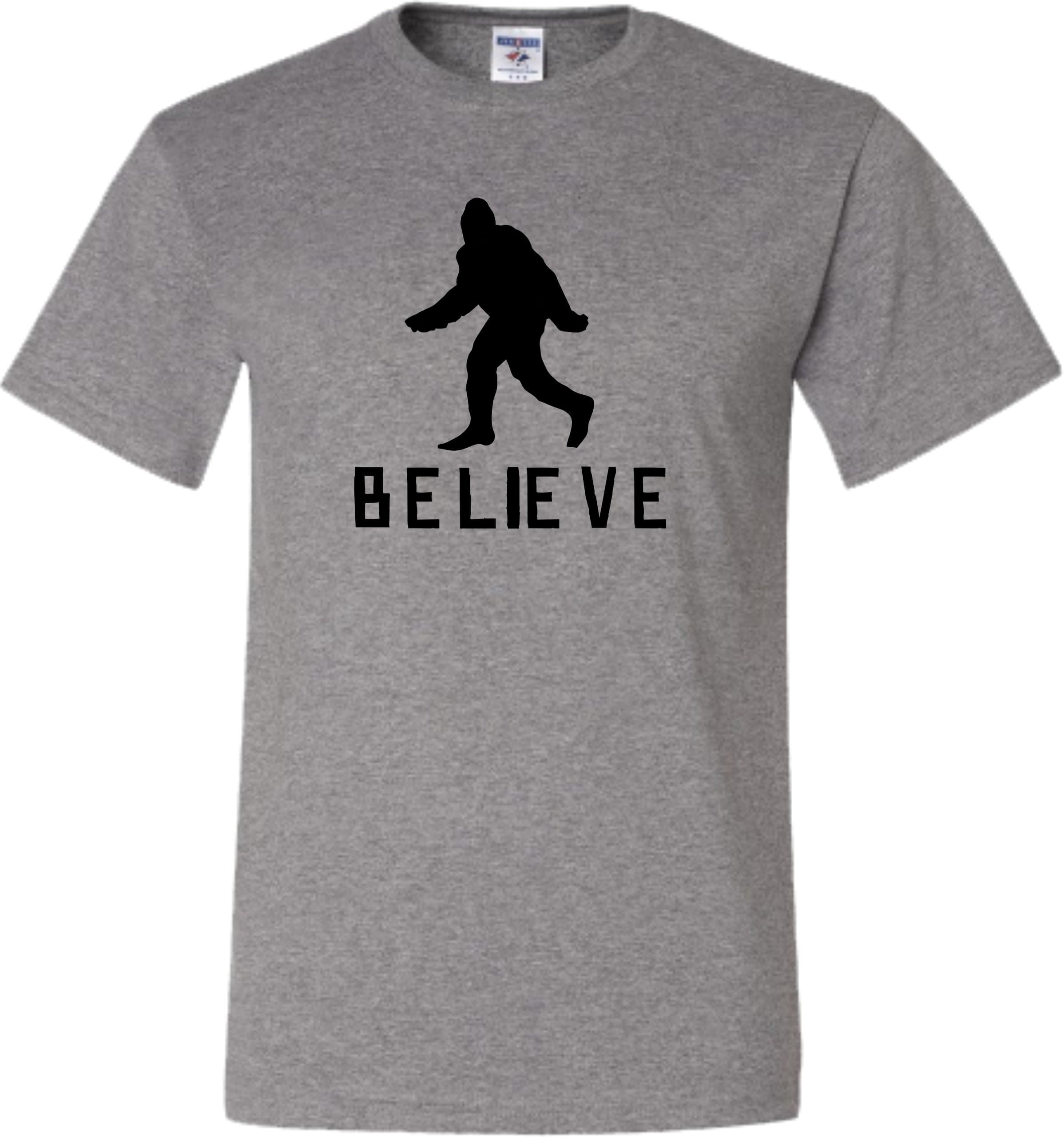 XX-Large Oxford Adult Bigfoot Believe Sasquatch Squatch T-Shirt