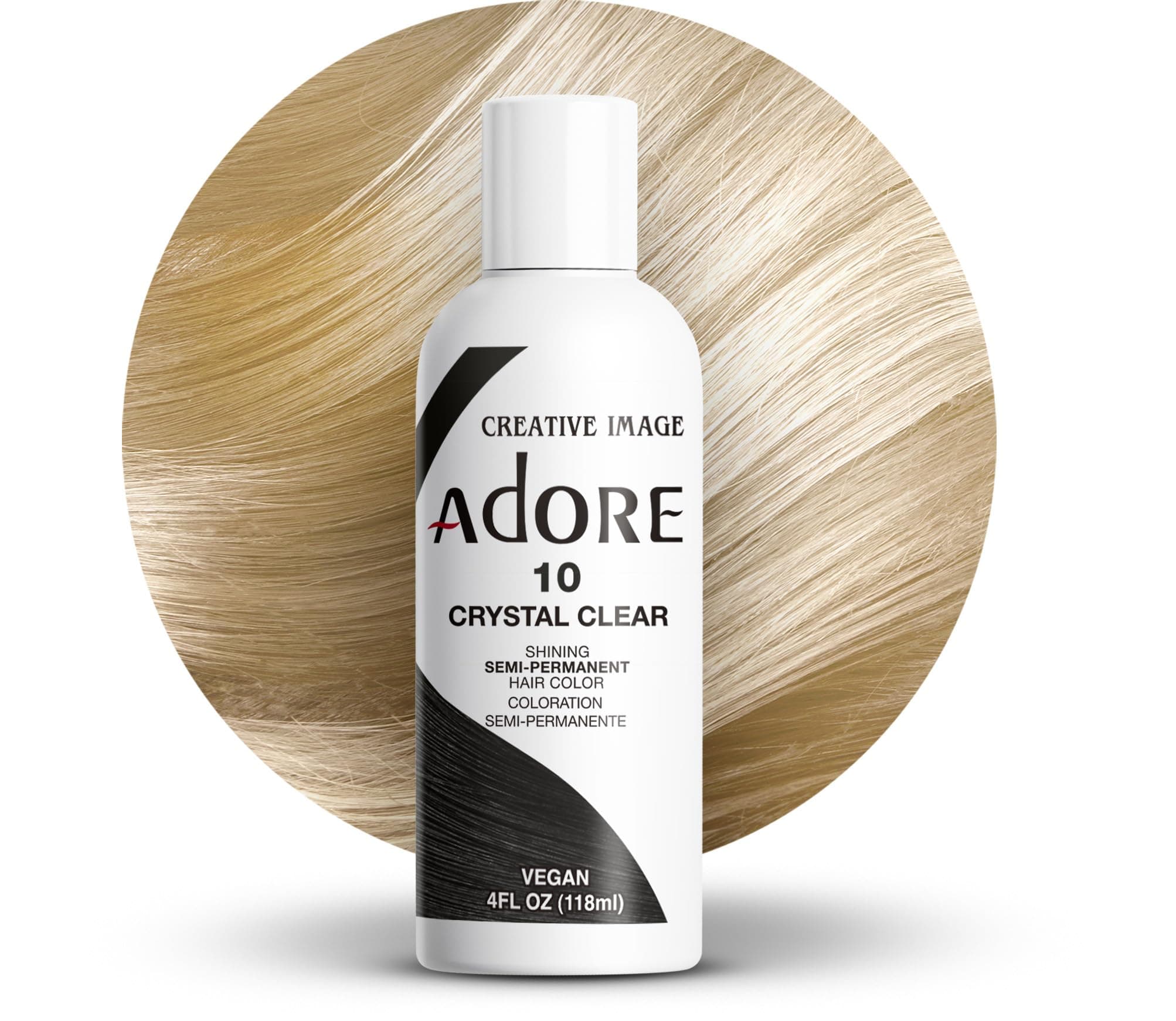 Adore Shining Semi Permanent Hair Colour, 10 Crystal Clear