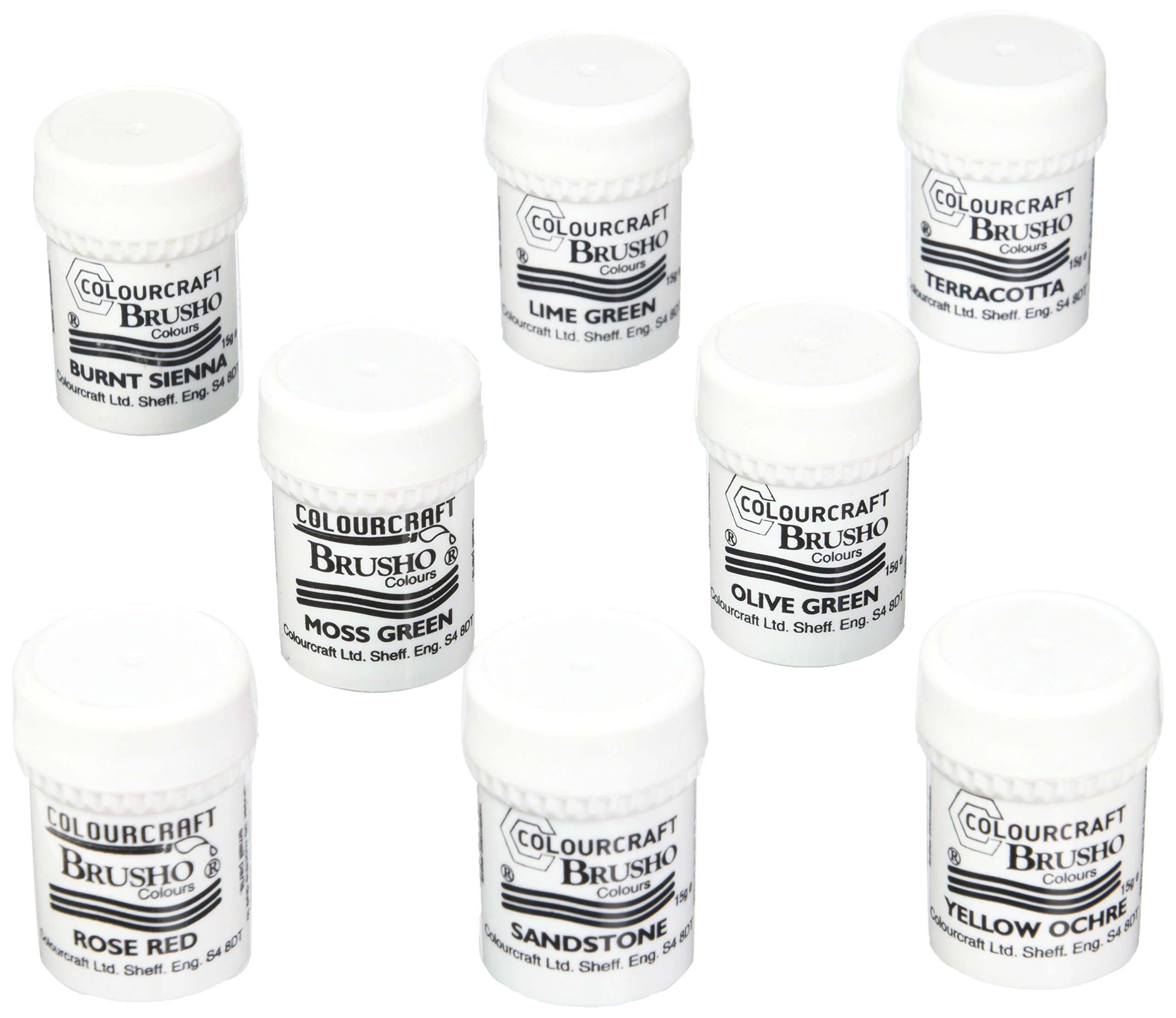 Brusho by Colourcraft BRU85358 Crystal Color Set 8 Crystal Colour Set