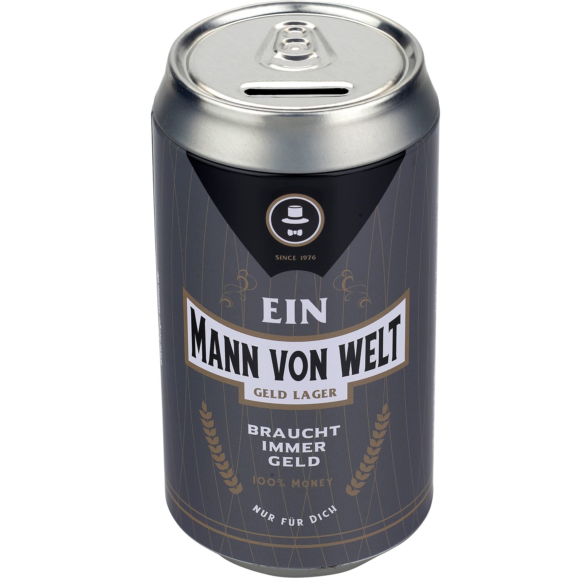 9614 Money Box, Metal/Tin, Colourful, One Size