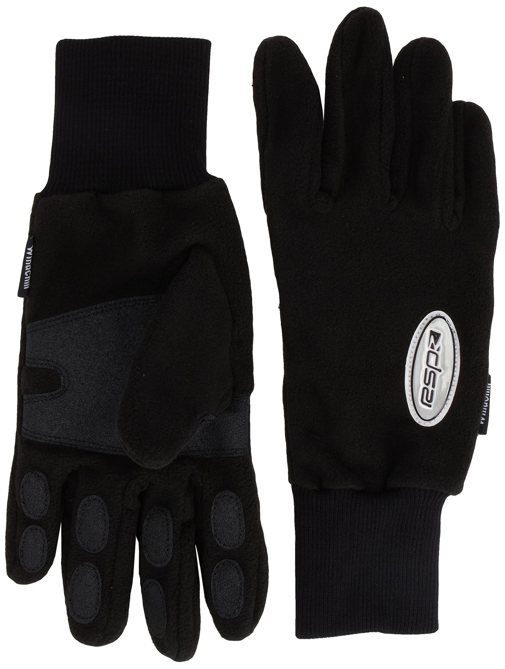 Avenie Windchill Nylon Black Fleece Winter Cycling Gloves Small