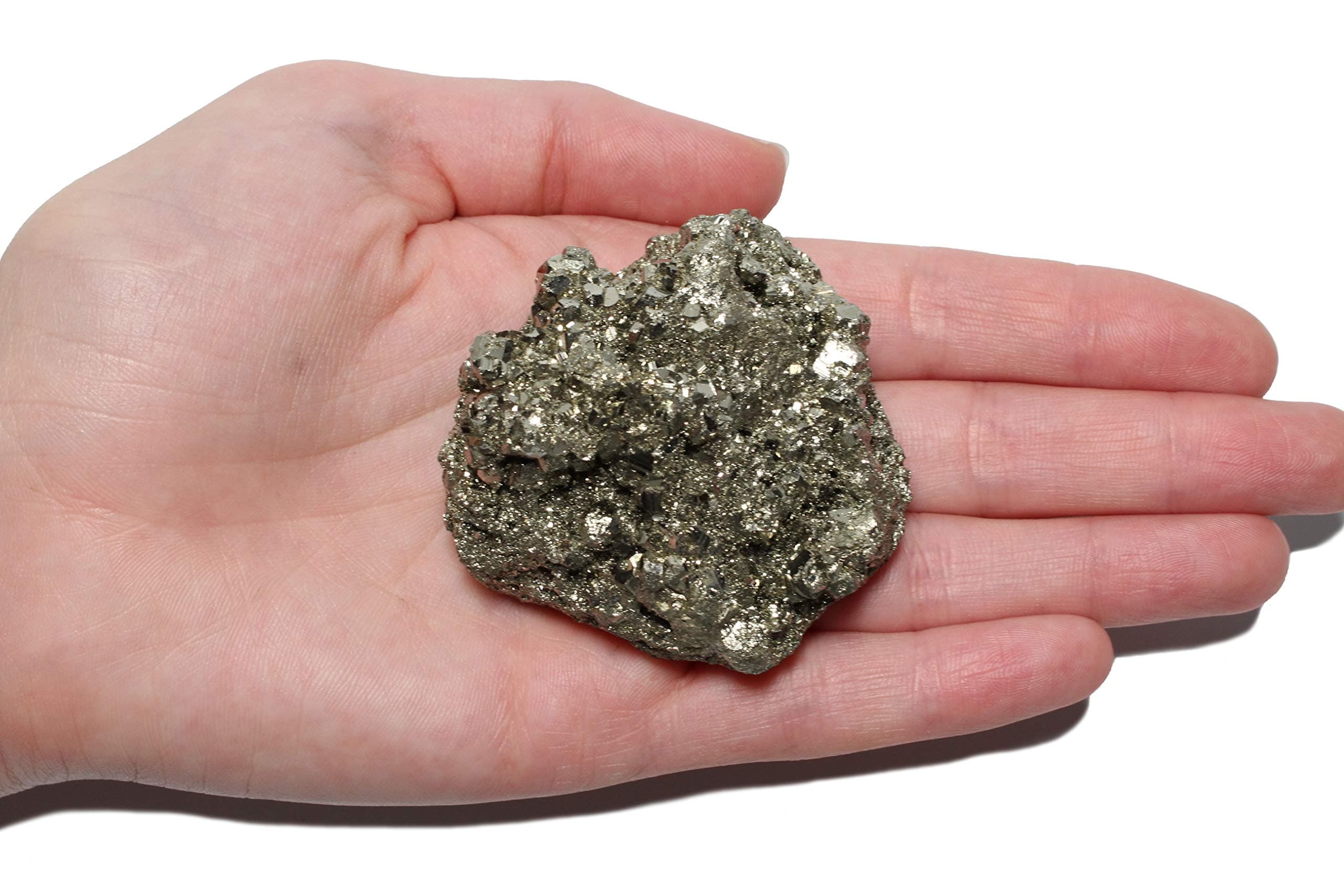 Large Pyrite Chunk Fools Gold Specimen- Iron Pyrite Raw Crystal Stones - Healing Crystals - Raw Natural Rough Stones - Crystal Healing Stones