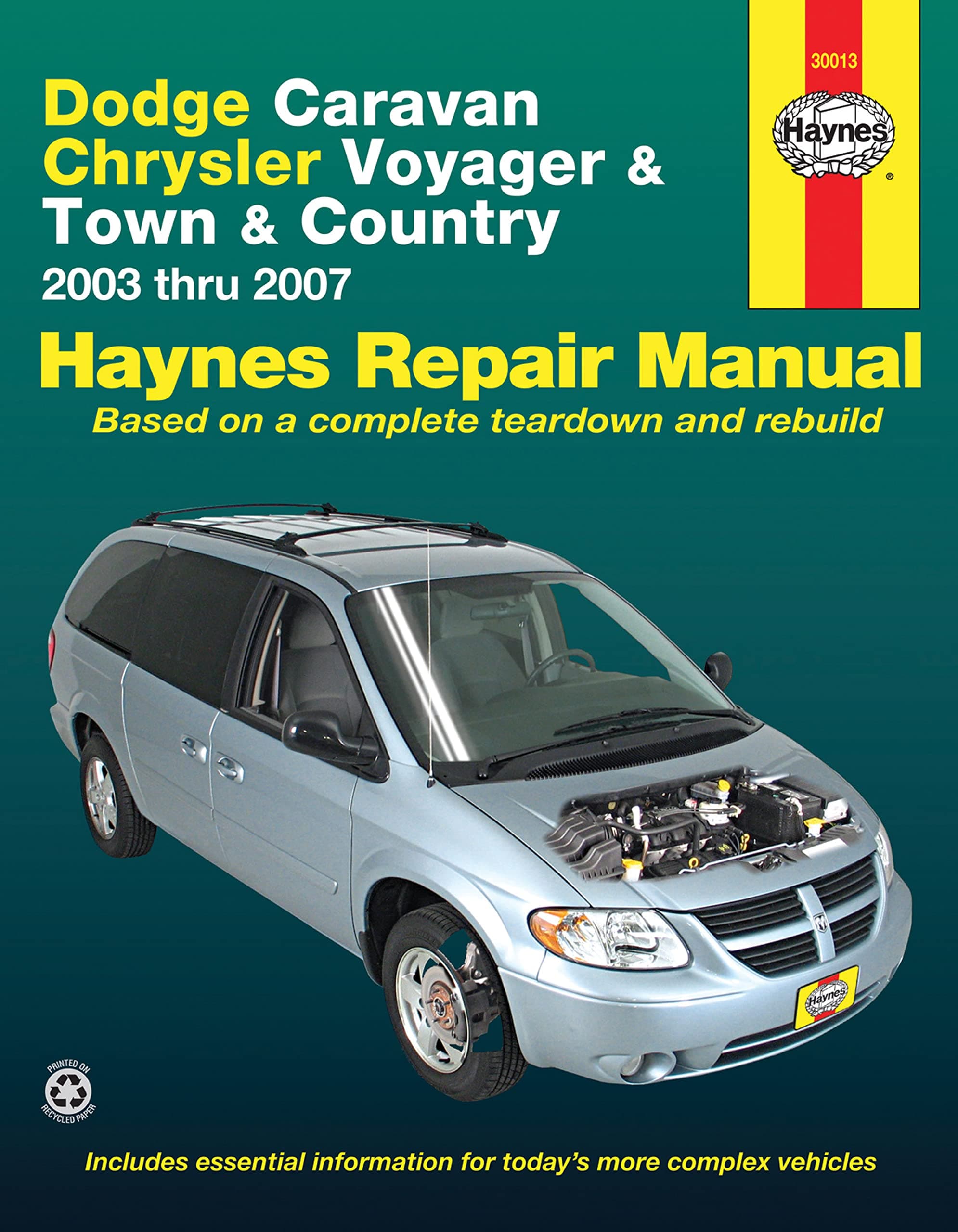 Dodge Caravan Chrysler Voyager & Town & Country 2003 thru 2007 Haynes Repair Manual: 2003 thru 2007