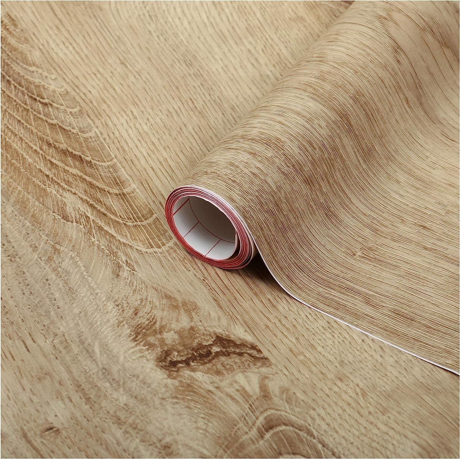 vinyl wrap Ribbeck oak wood effect 45 cm x 2 m - sticky back plastic roll for furniture, kitchen & cupboards - contact paper sticker self adhesive film