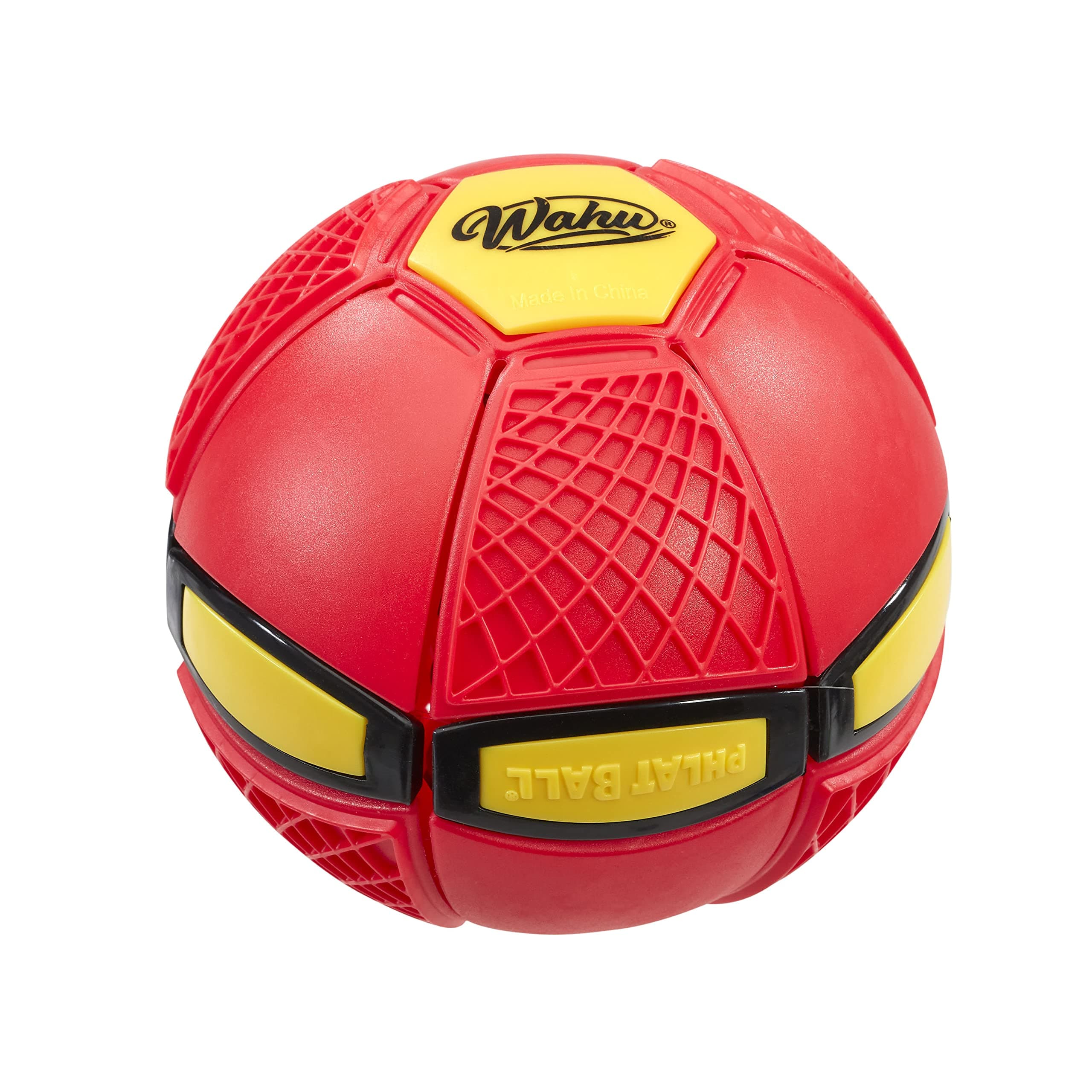 WAHU Phlat Ball Junior Red - Throw A Disc Catch A Ball - Time Delay Transformation Flying Toy