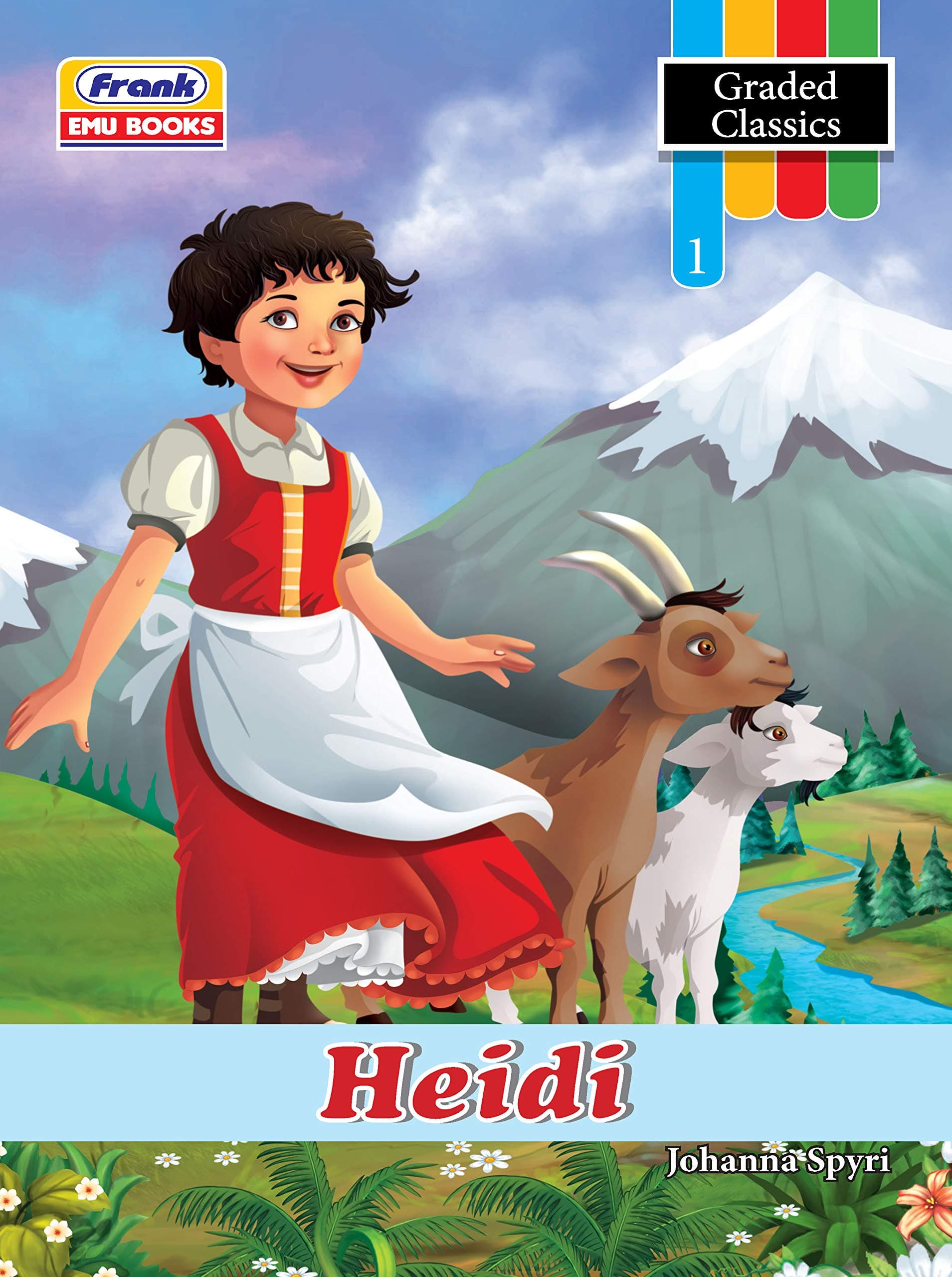 Frank EMU Books Graded Classics Story Book for Kids Age 8 to 9 Years - Heidi - English Novel for Children