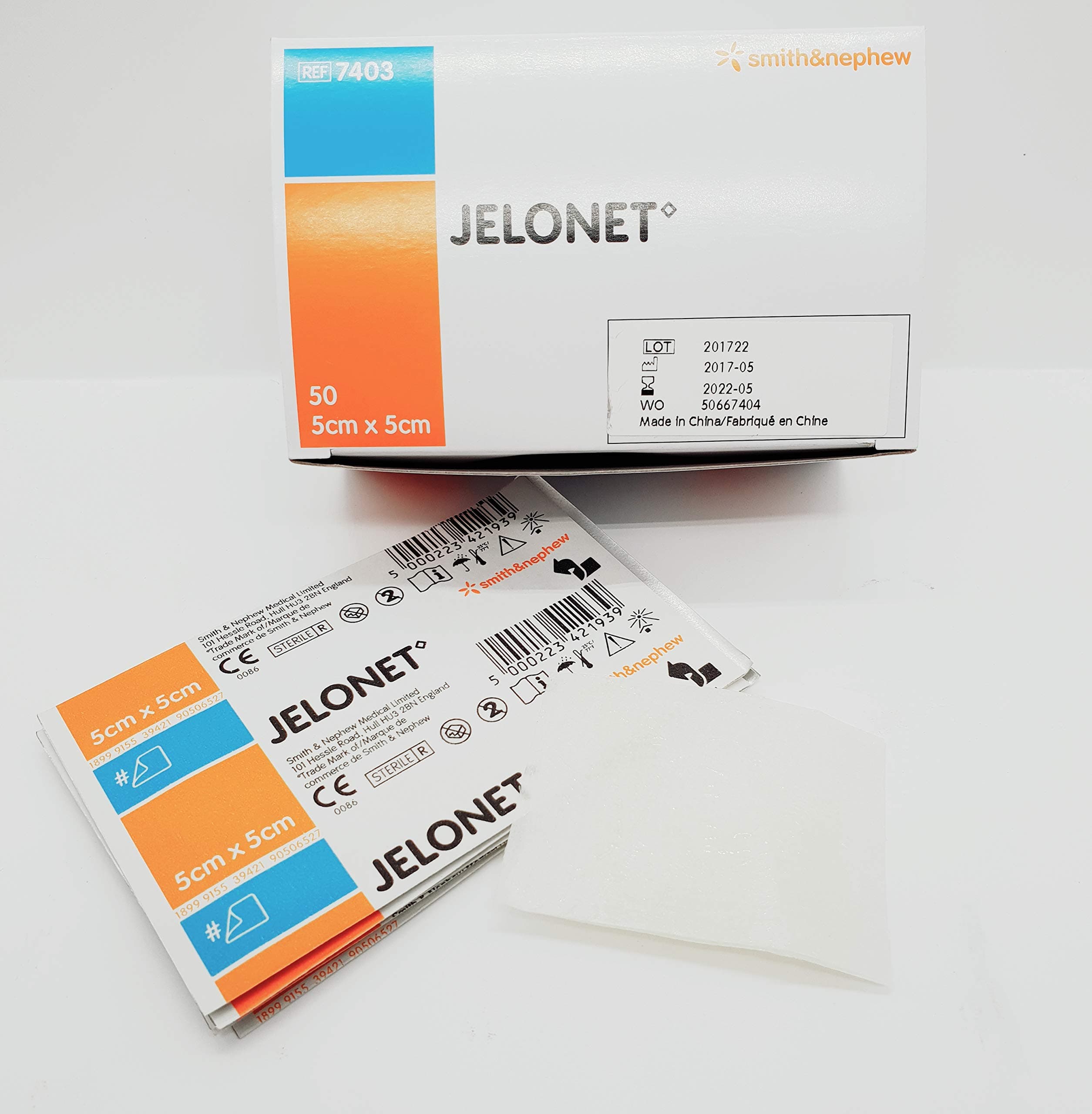 Ltd Jelonet 5cm x 5cm Minor Burn Dressings (10)