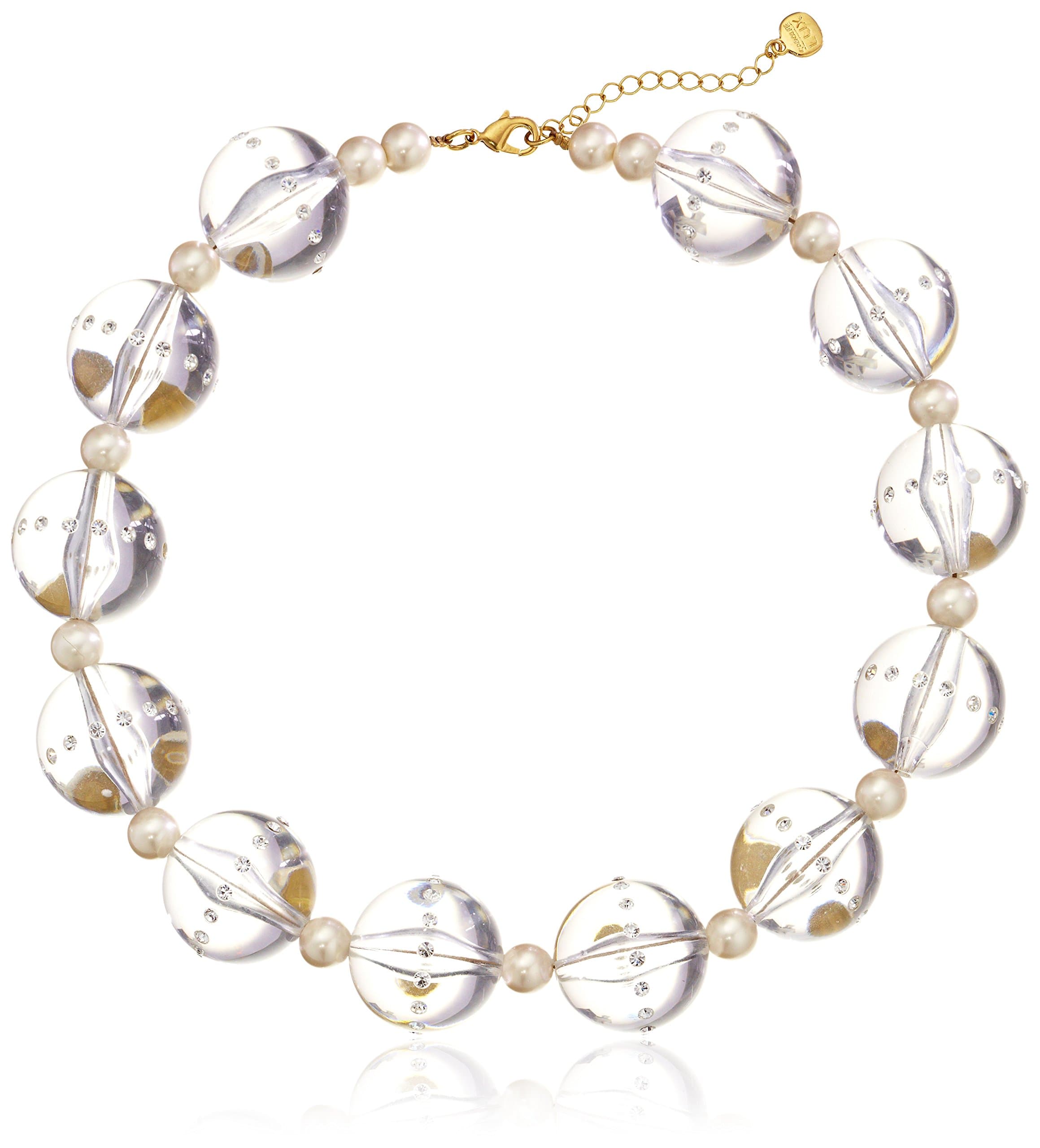 Carolee LUX "Barcelona Baubles" Bold Ball Necklace, 20"