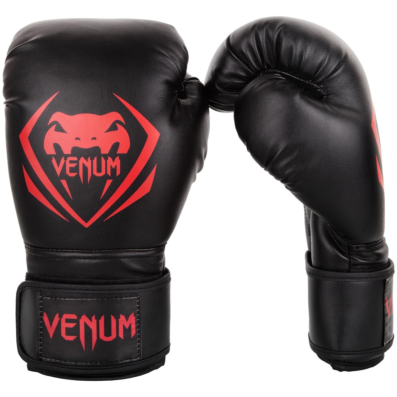 VENUM Boxing Gloves Contender (Black/Red) (10oz)