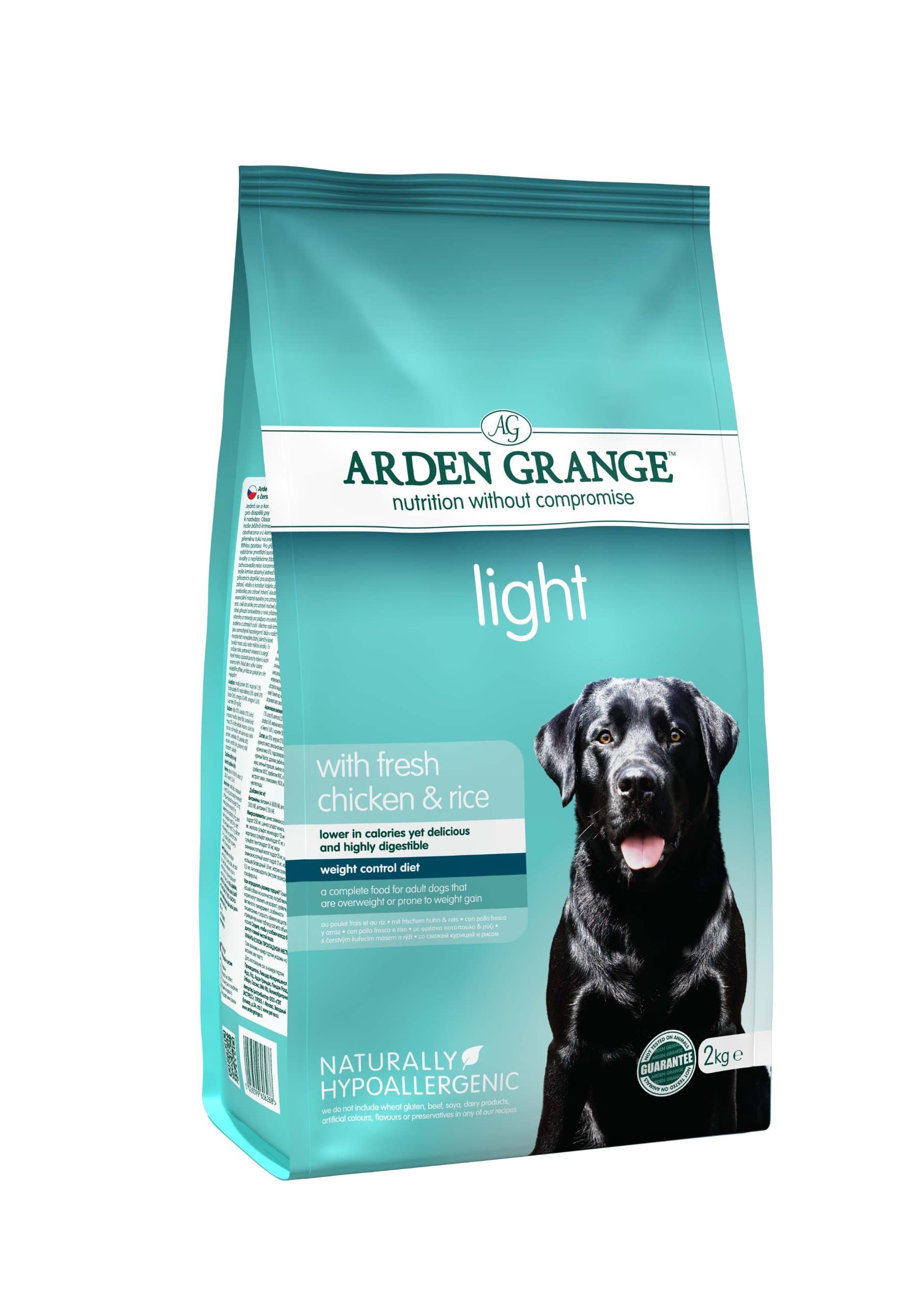 adult light dry dog food 2kg