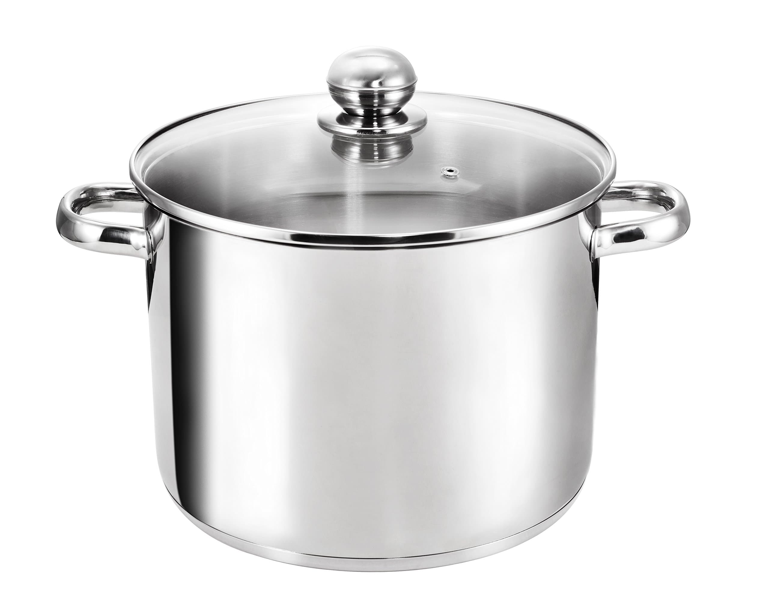 KopfGrandis Large Cooking Pot, Stainless Steel, 9 L, D x H: 24 x 20 cm