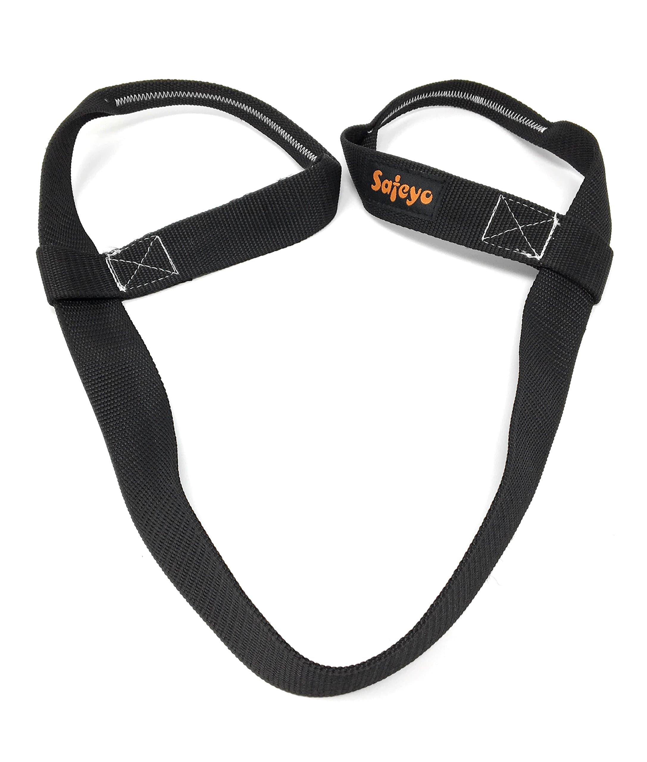 Safeyo Yoga Mat Carrying Strap Sling - Durable Cotton - 66 Inch Adjustable Loops for all Mat Sizes