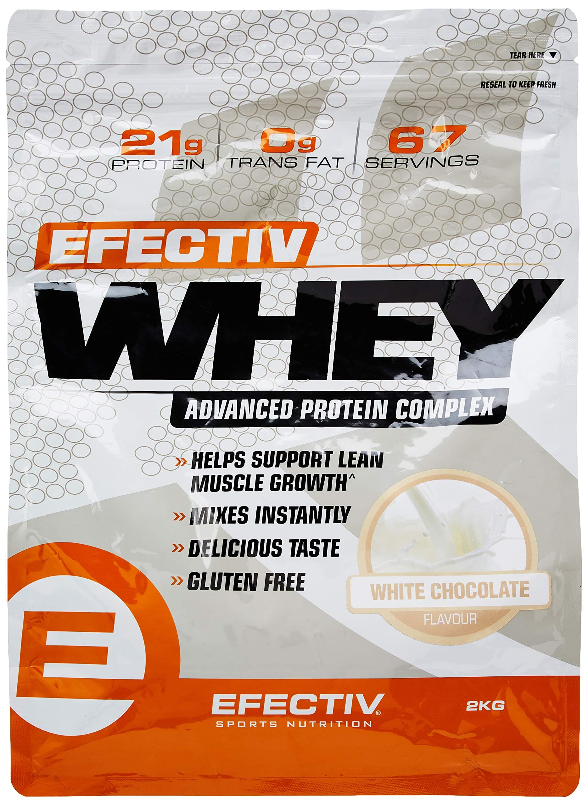 Efectiv Whey 2kg White Chocolate